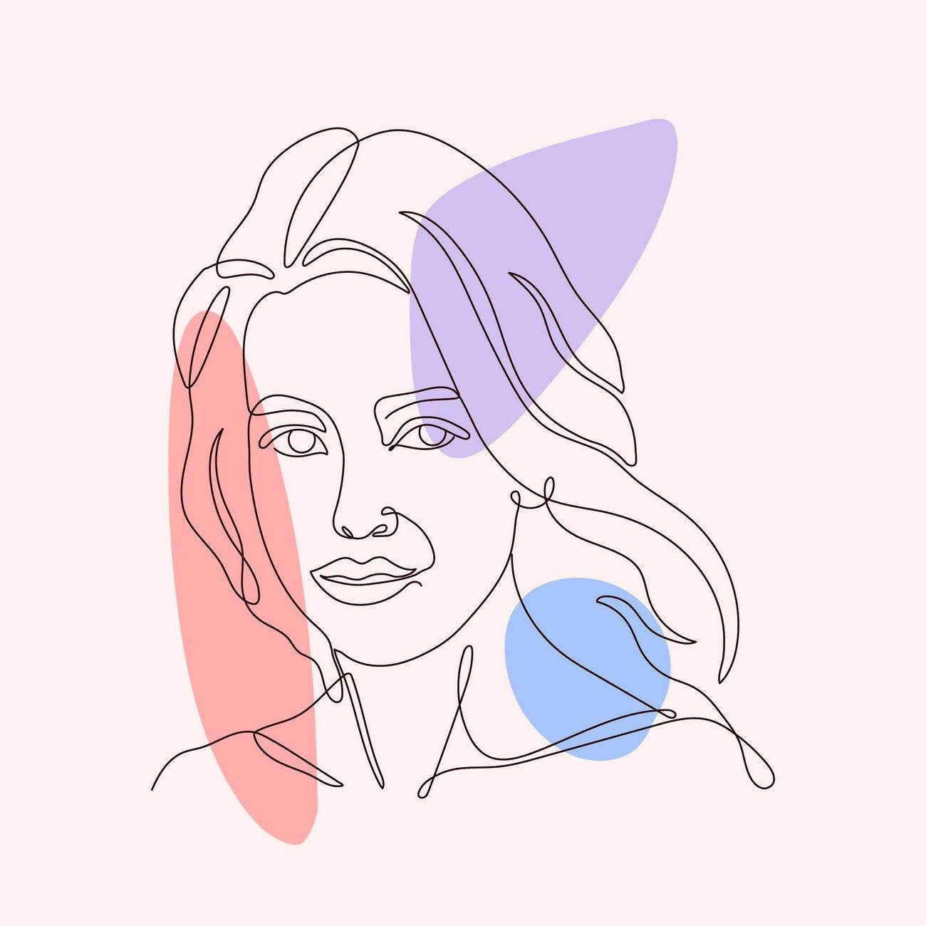 Beautiful Blonde Woman Wall Art - beink online art store