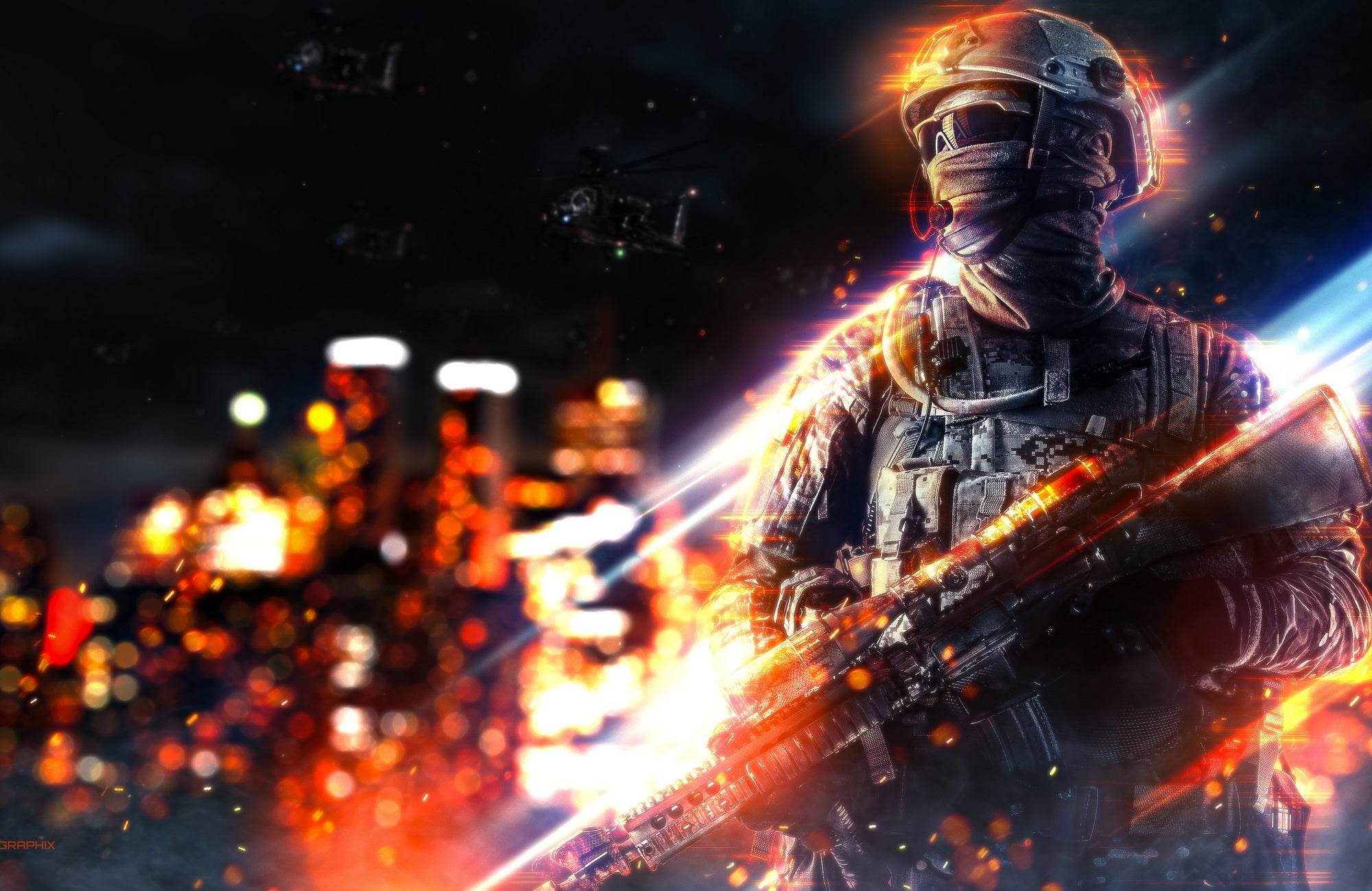 Soldier Battlefield Gaming Wall Art - beink online art store