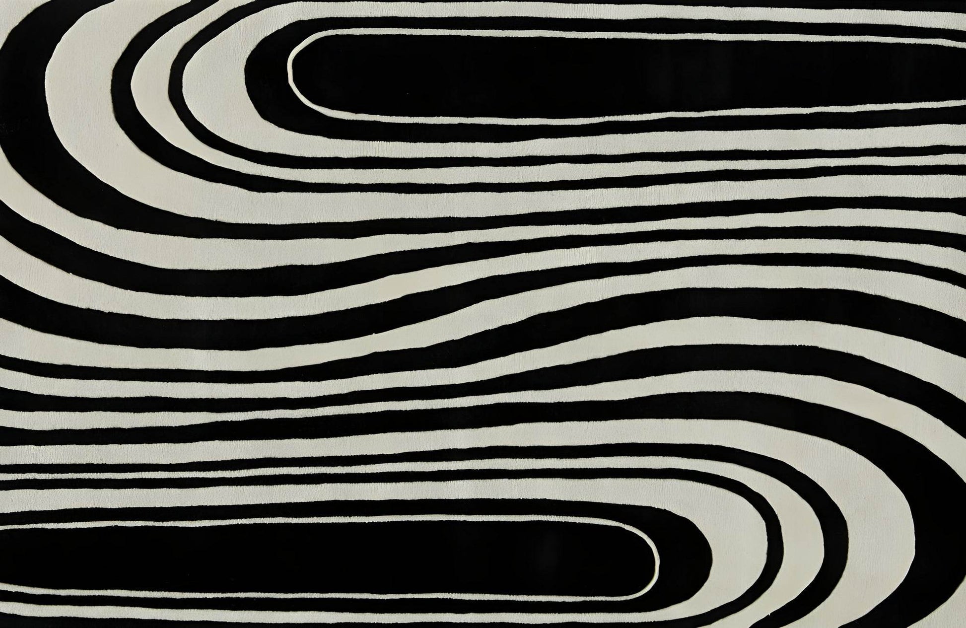 Twisted Zebra Lines Modern Wall Art - beink online art store