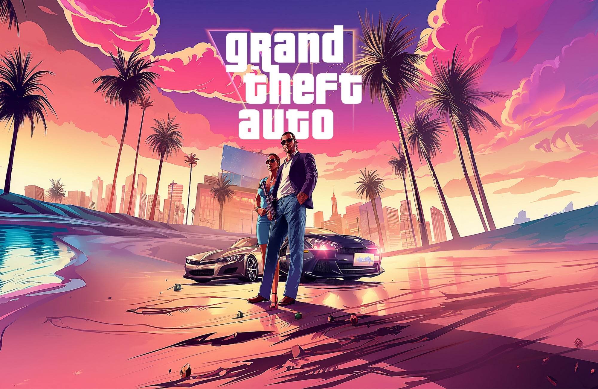 GTA 6 Gaming Wall Art - beink online art store