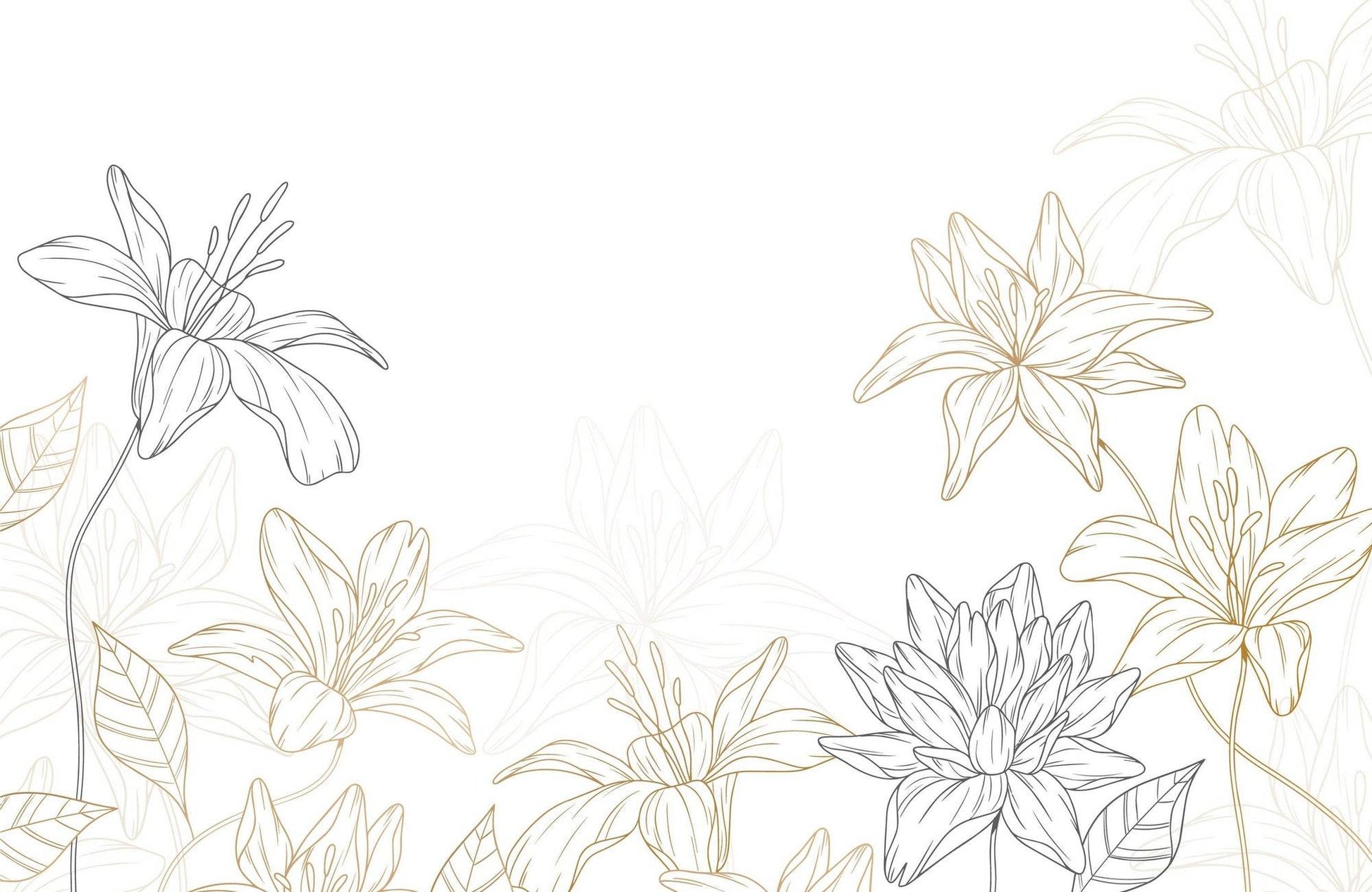 Alstroemeria Bouquet Wall Art - beink online art store