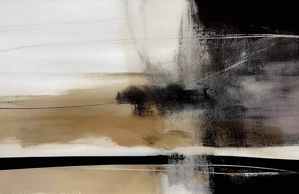 Artistic Desert Illustration Abstract Wall Art - beink online art store