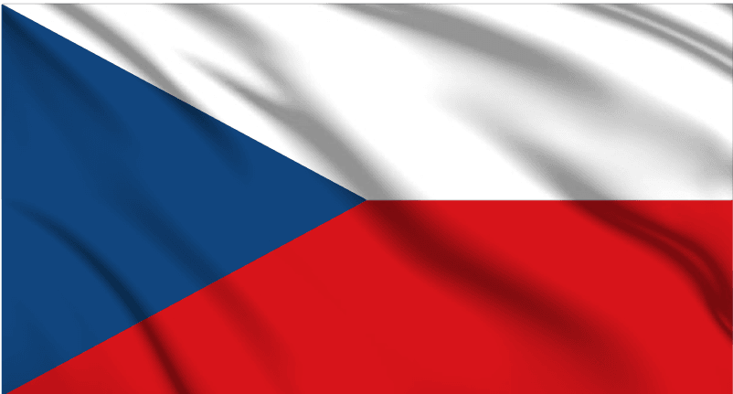 Czech Republic Flag Wall Art - beink online art store