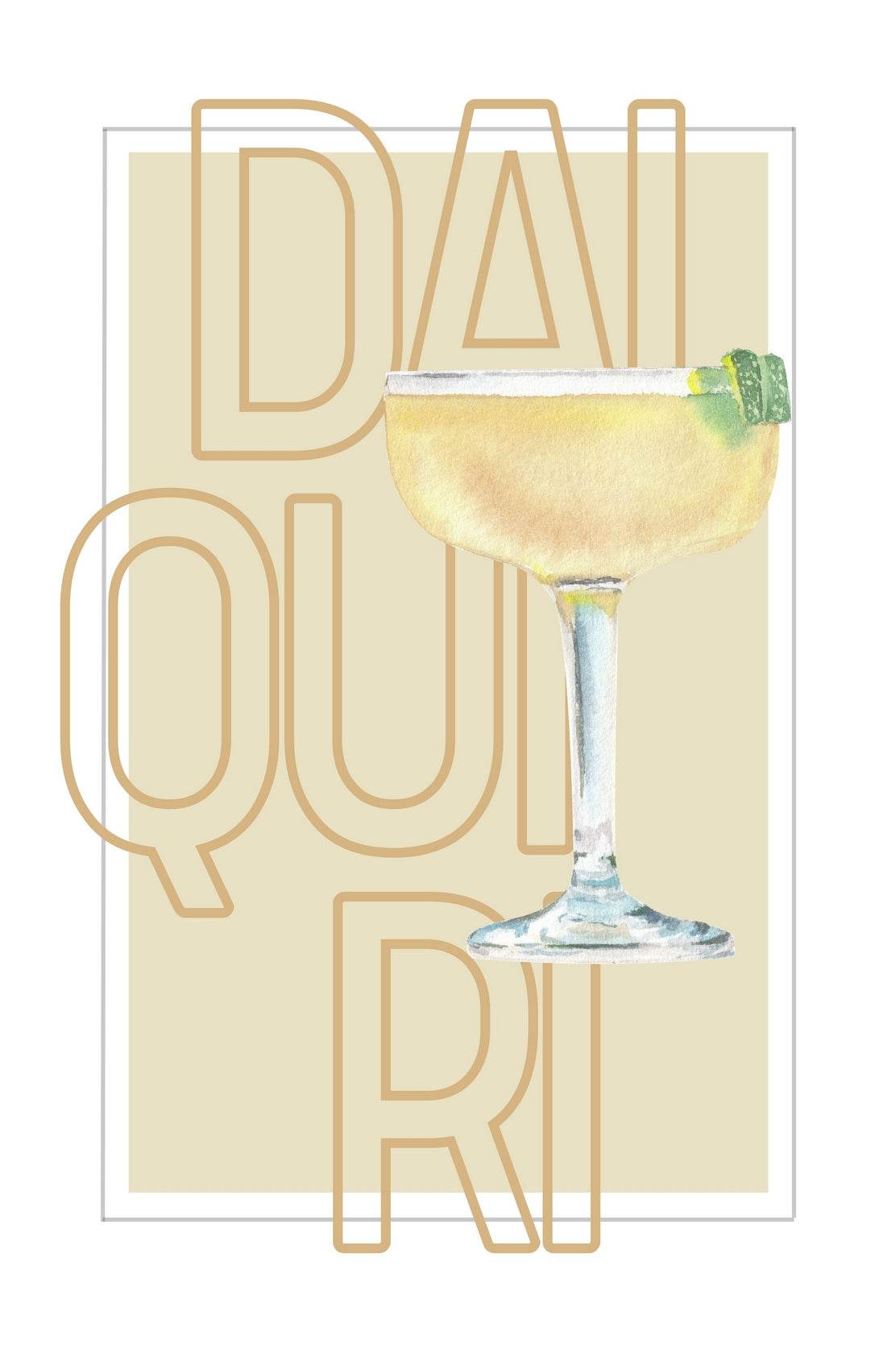 Daiquiri Cocktail Wall Art - beink online art store