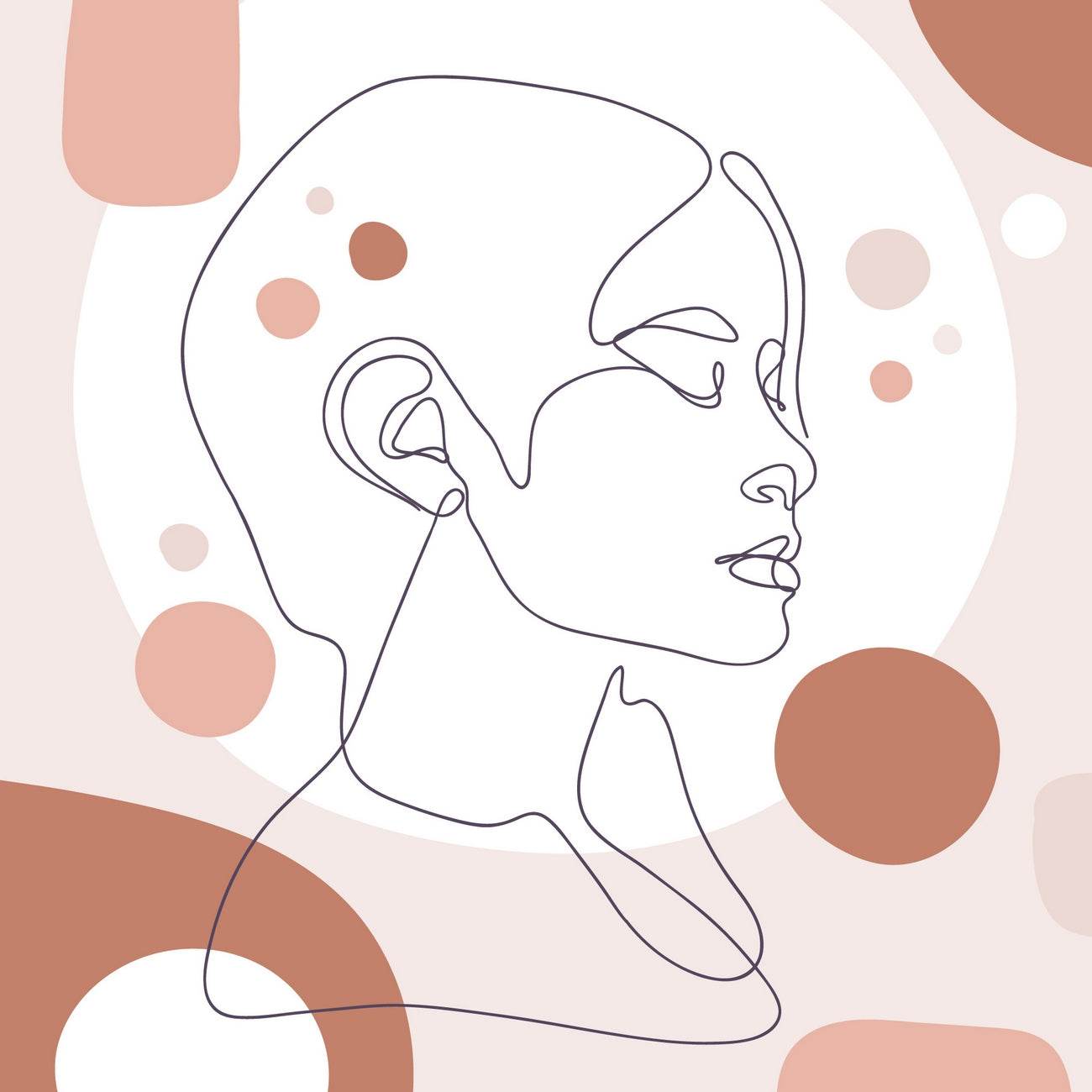 The Face a Chinese Woman Wall Art - beink online art store