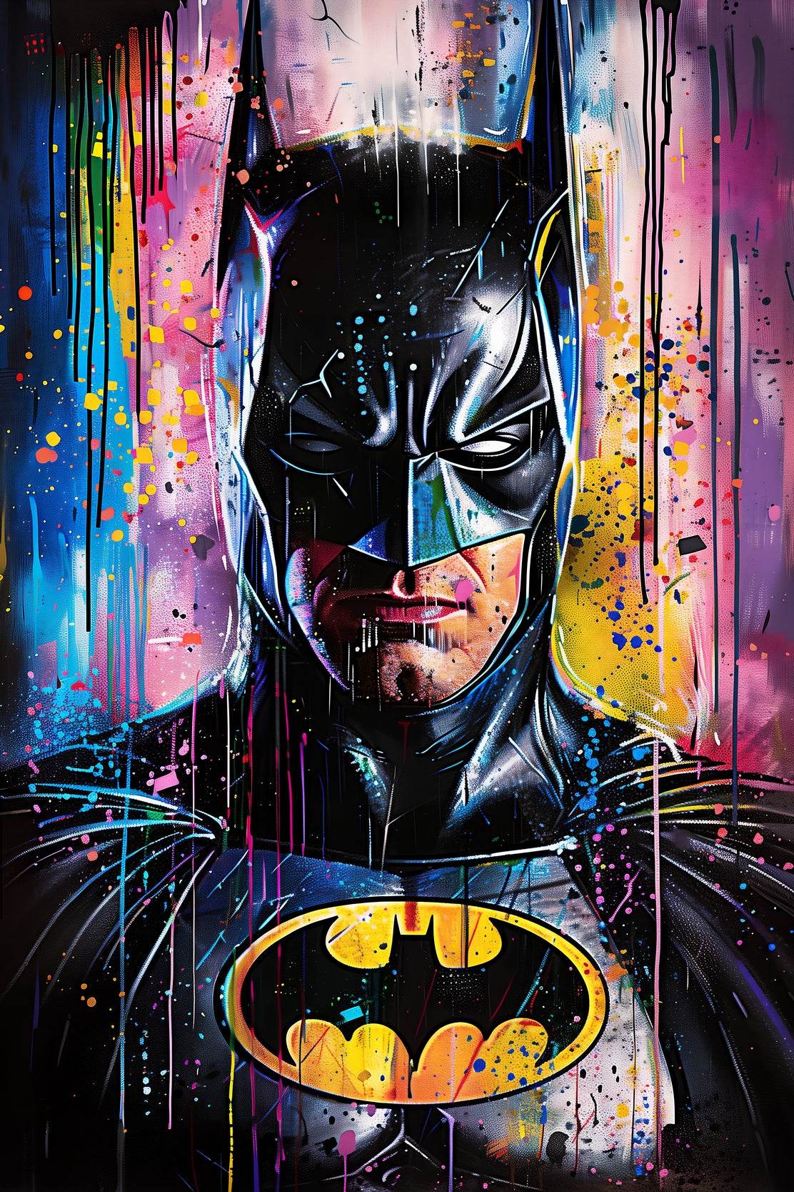 Painting of Batman-The iconic DC Comics Superhero - beink online art store