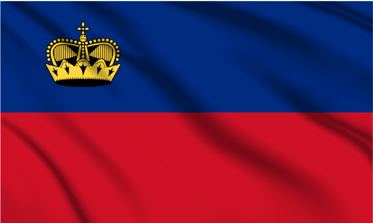 Liechtenstein National Flag Wall Art - beink online art store