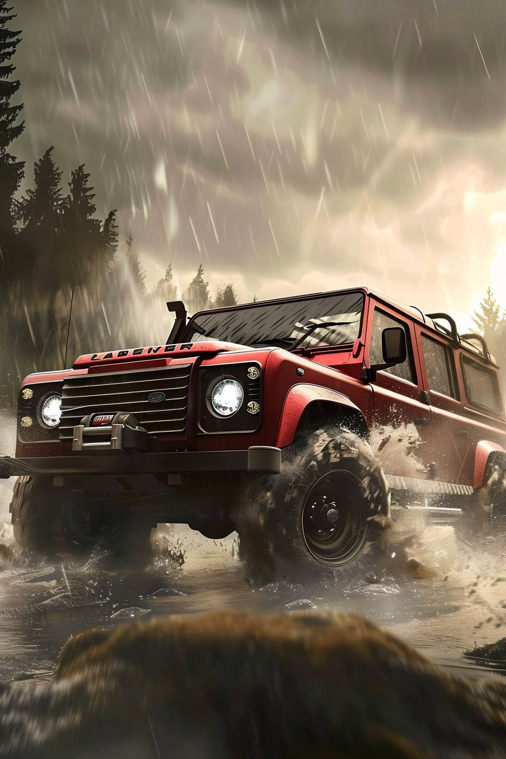 LandRover Off Road Wall Art - beink online art store