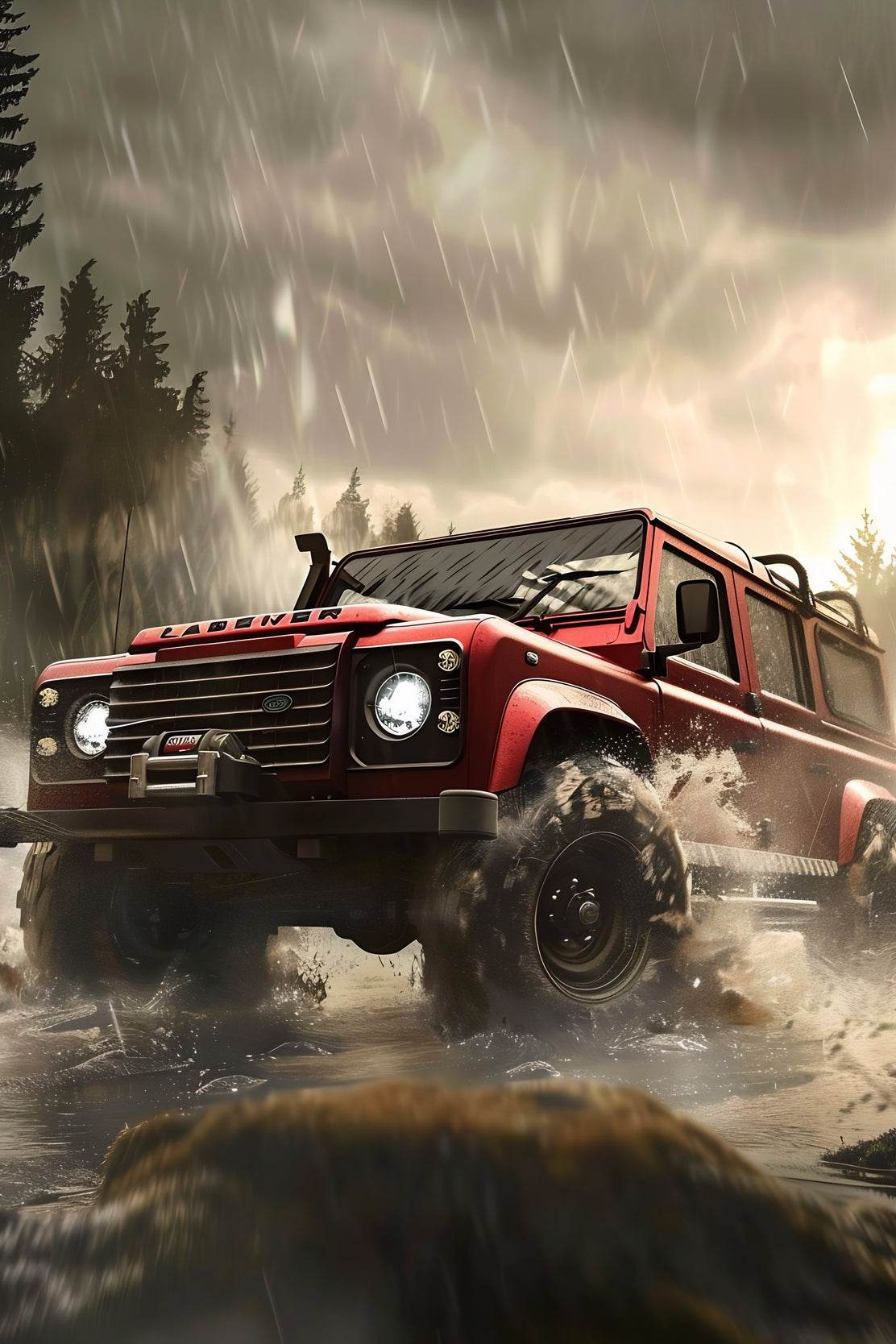 LandRover Off Road Wall Art - beink online art store
