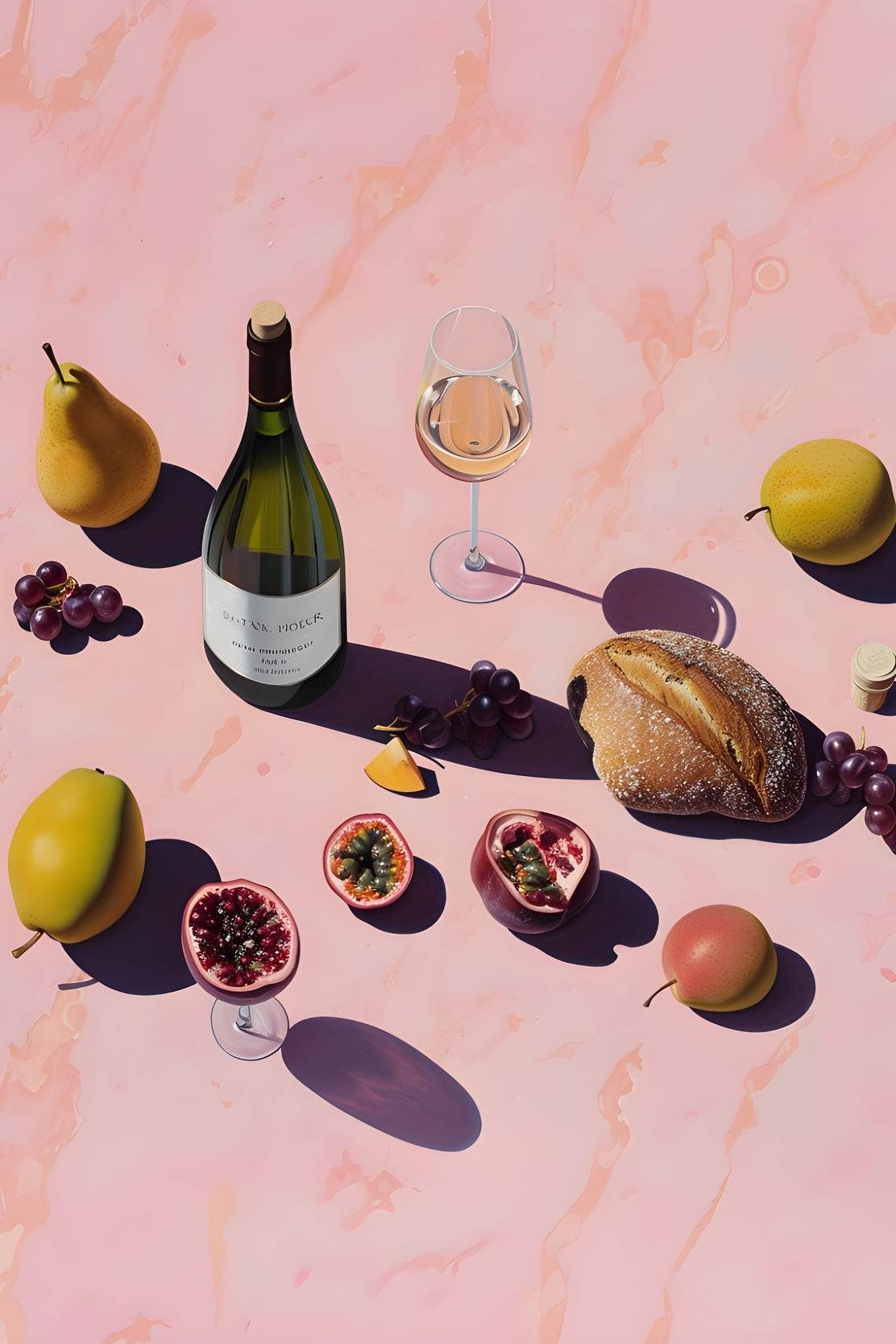 Wine Fruit Wall Art - beink online art store
