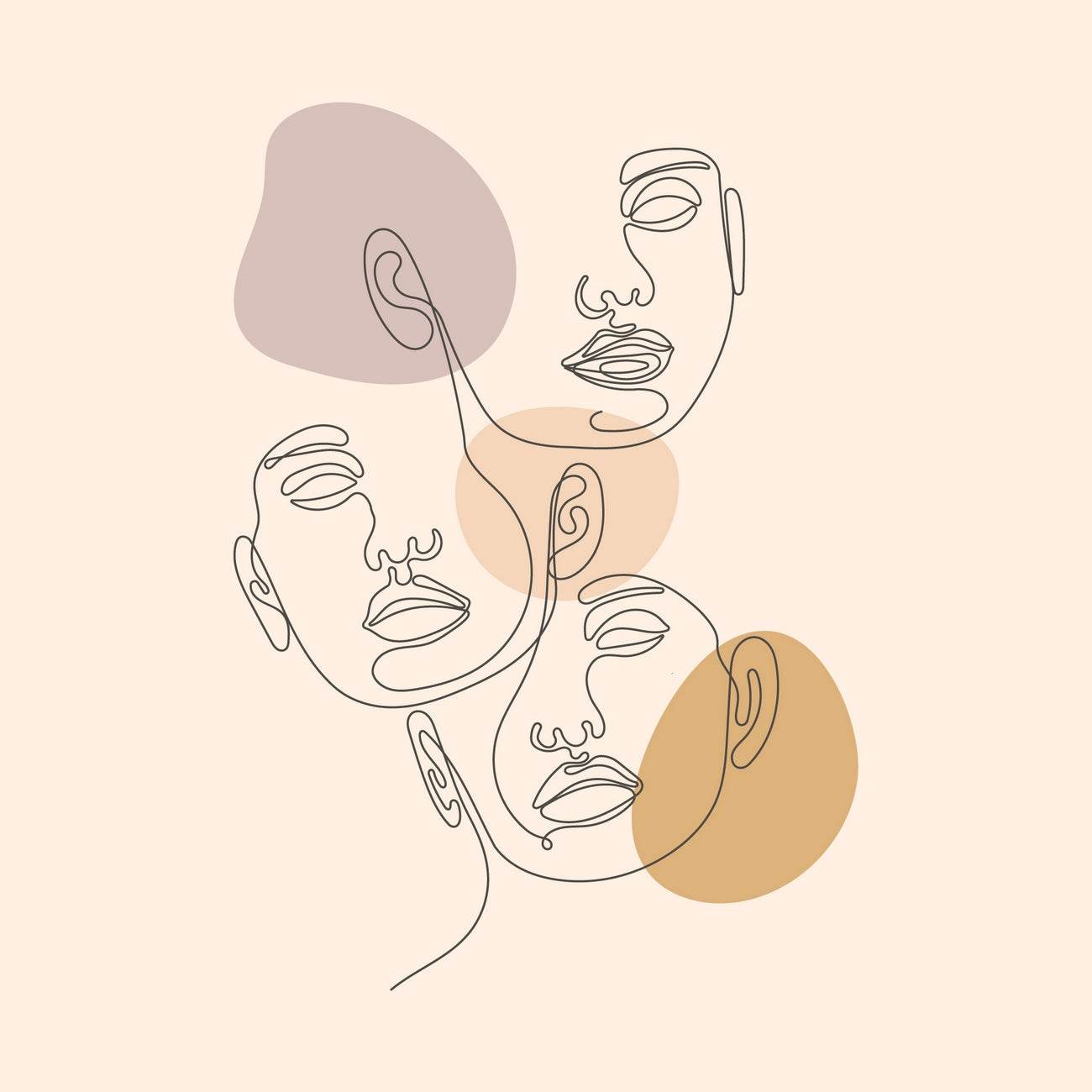 Designing Face Mask By Hand Wall Art - beink online art store