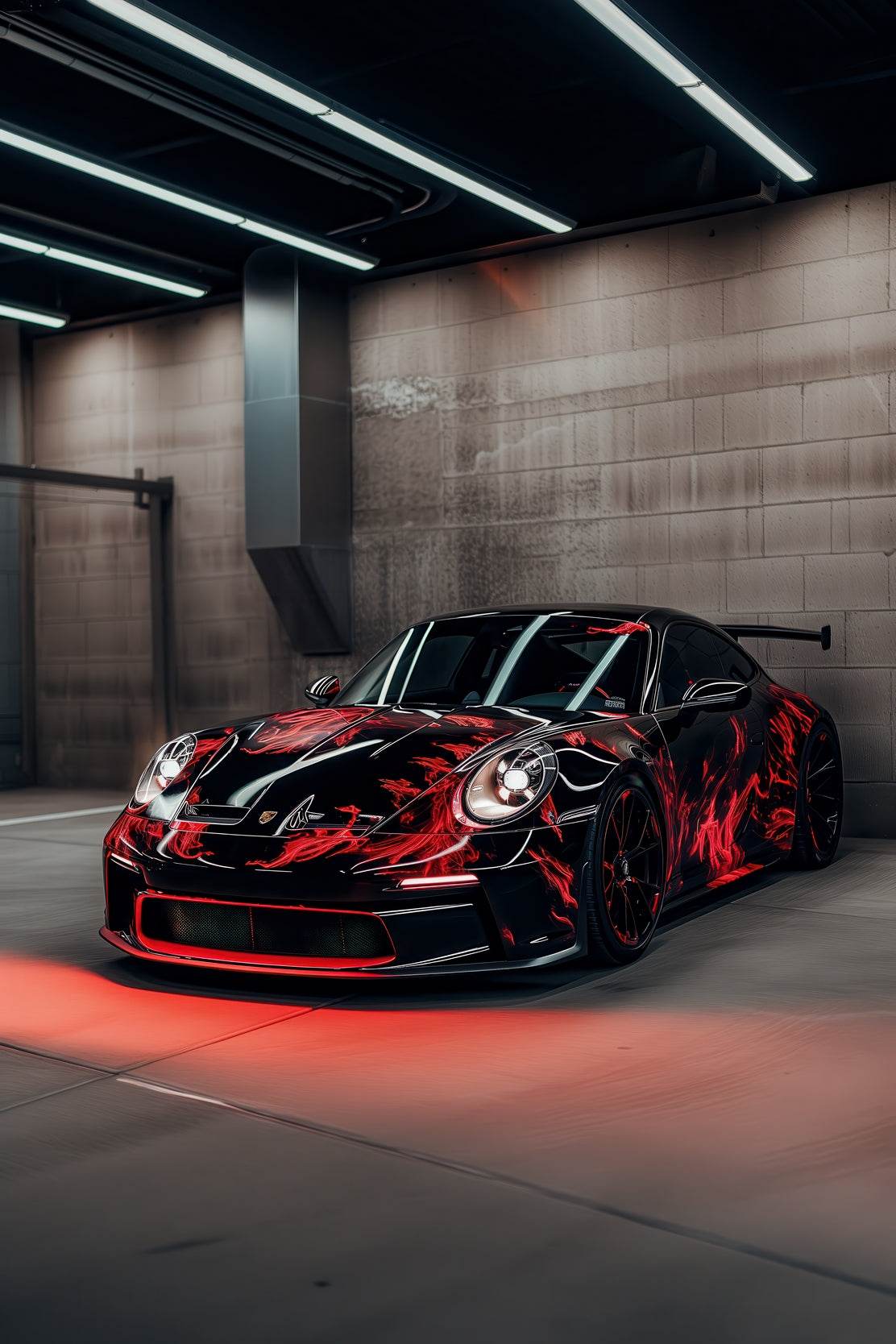 Porsche Wrap Concept Wall Art - beink online art store
