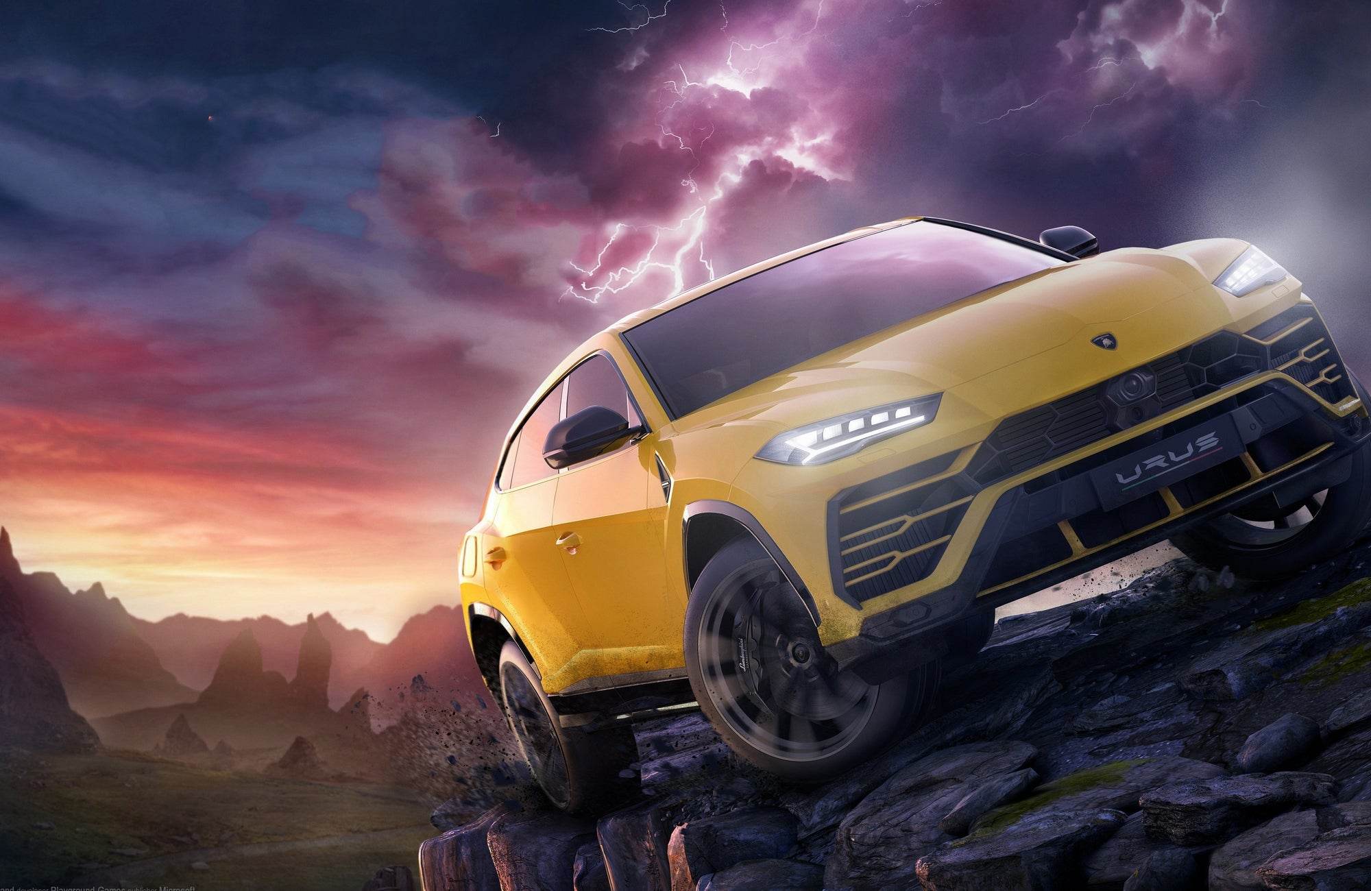 Forza Horizon Lamborghini Urus Gaming Wall Art - beink online art store