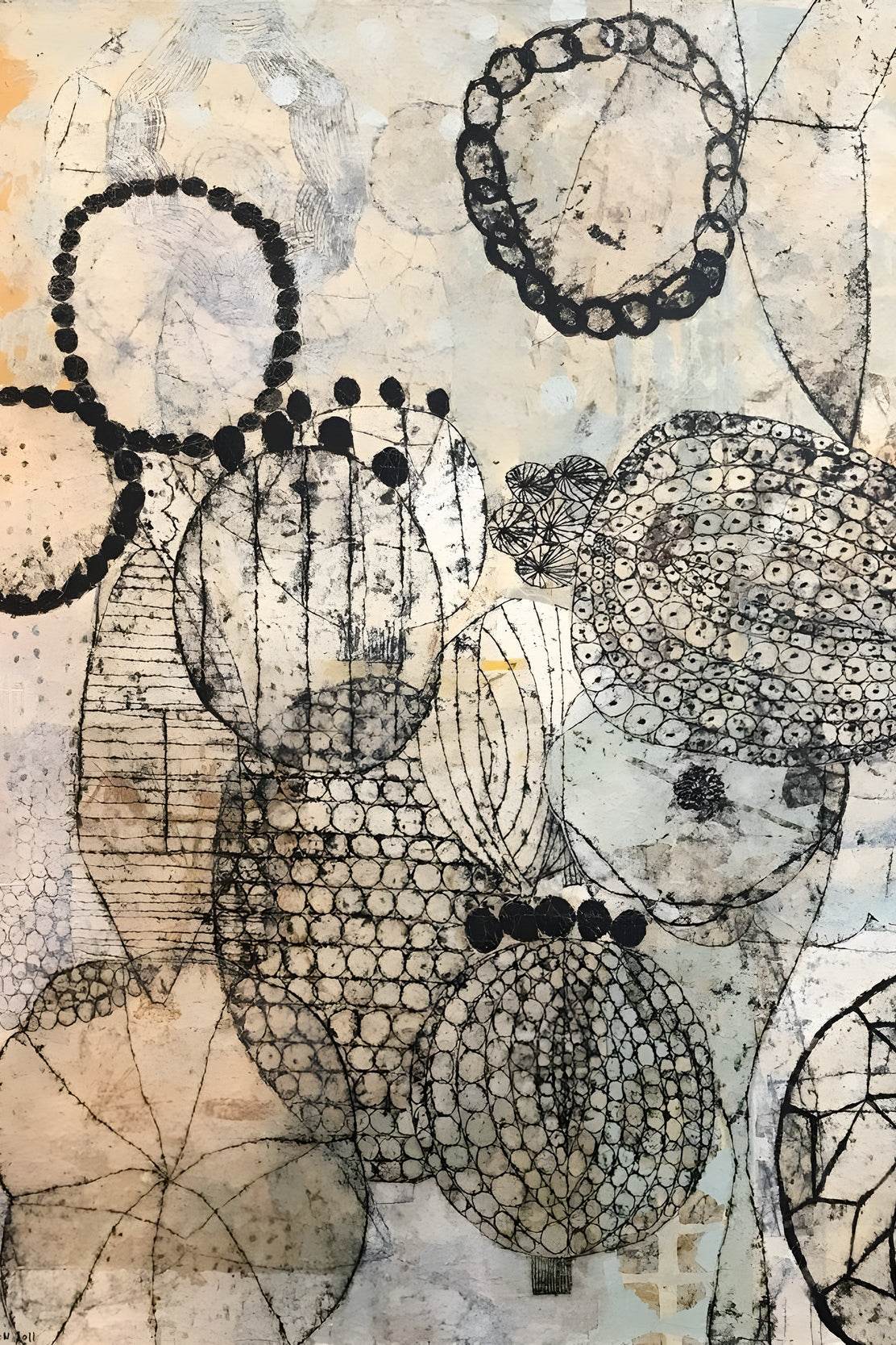 Seeds and Beads Wall Art - beink online art store