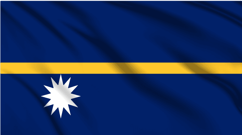 Nauru National Flag Wall Art - beink online art store