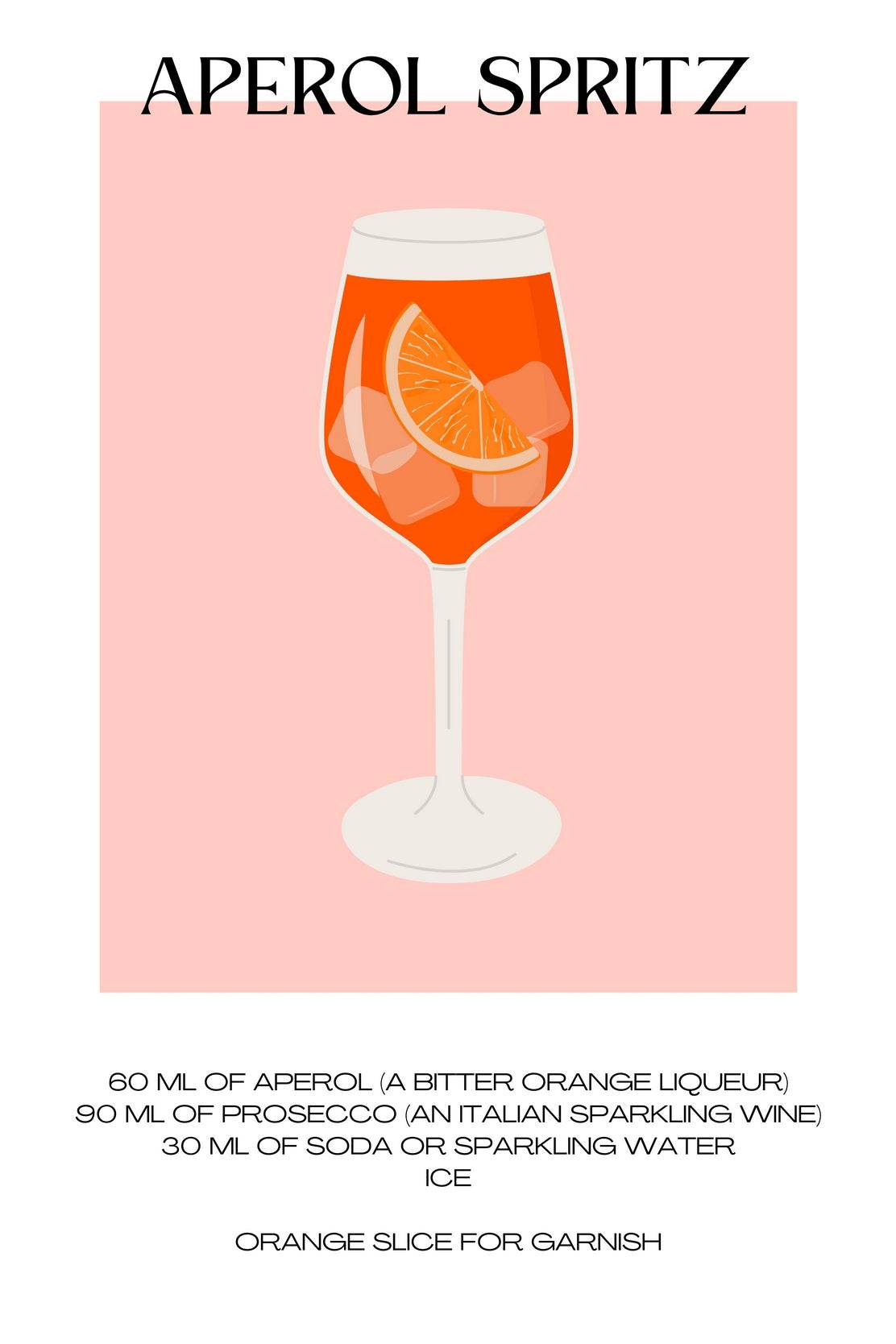Spritz Cocktail Wall Art - beink online art store
