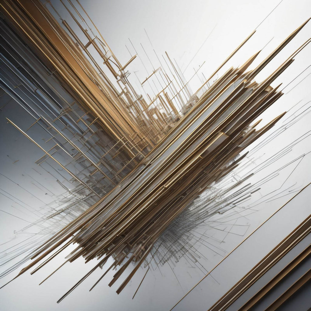 3D Spiral Fractal Design Abstract Wall Art - beink online art store