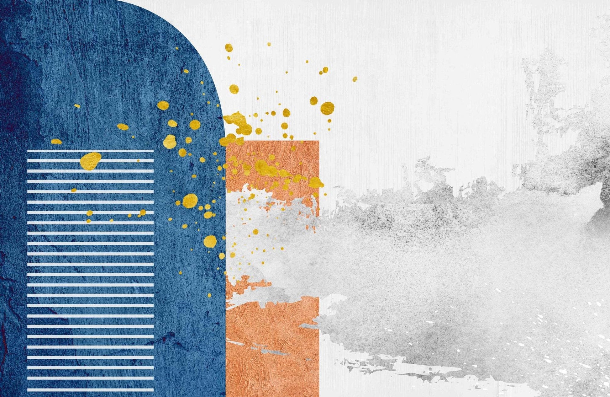 Geometric Shape Abstract Wall Art - beink online art store