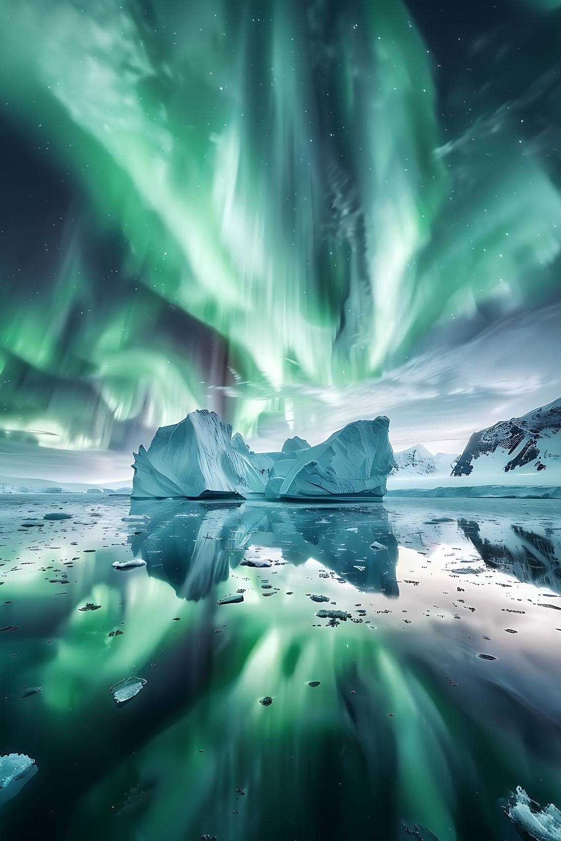 Arctic Lights Reflected Wall Art - beink online art store