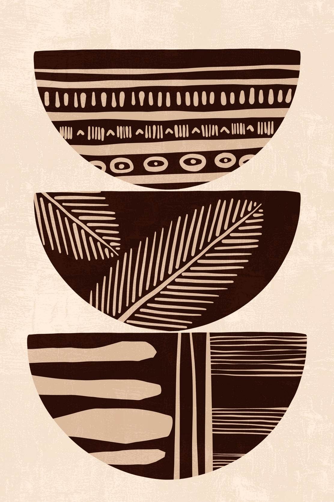 Abstract Patterned Bowls ArtWork - beink online art store