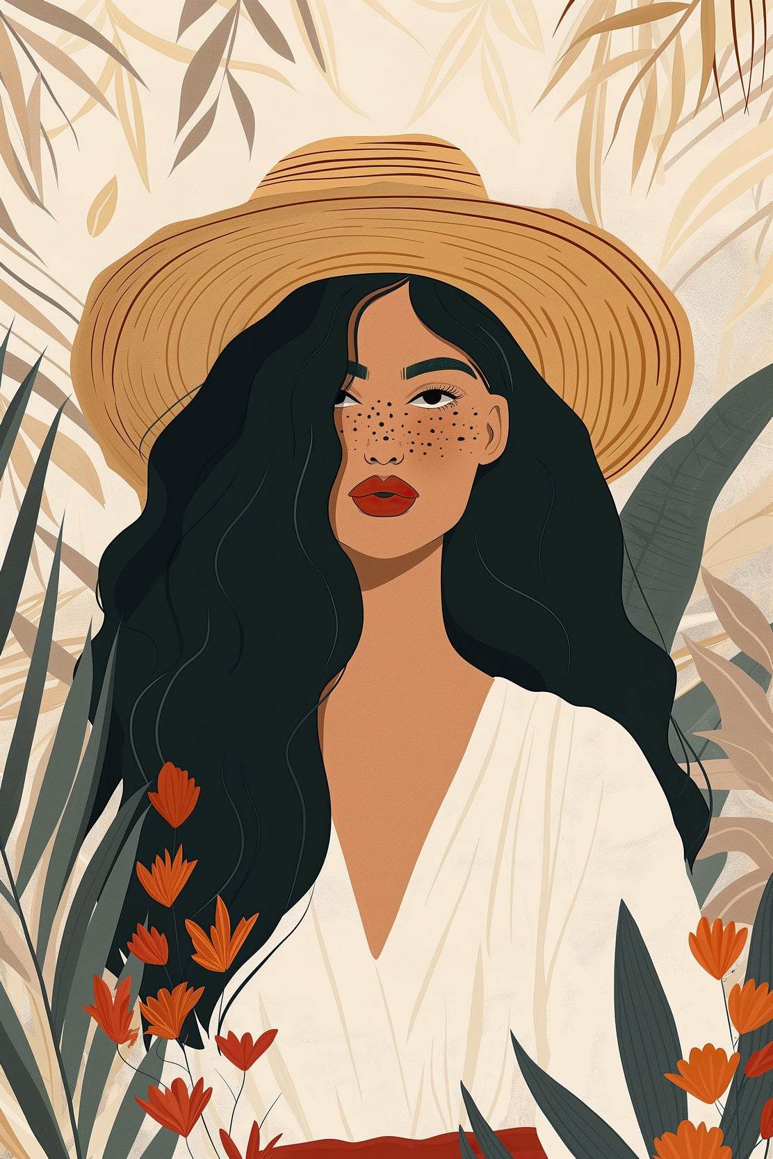 Gypsy Woman Painting ArtWotk - beink online art store