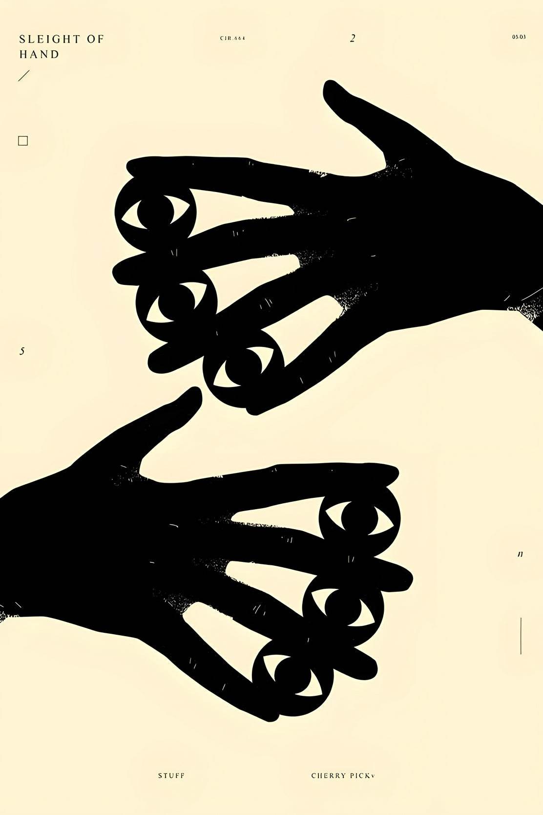 Sleight of Hand Modern Wall Art - beink online art store