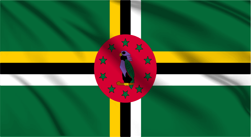 Dominica National Flag Wall Art - beink online art store