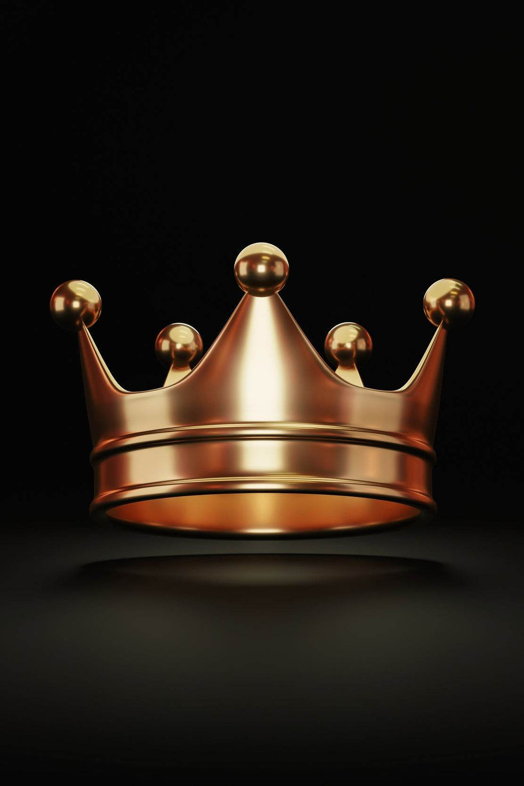 Gold Crown Wall Art - beink online art store