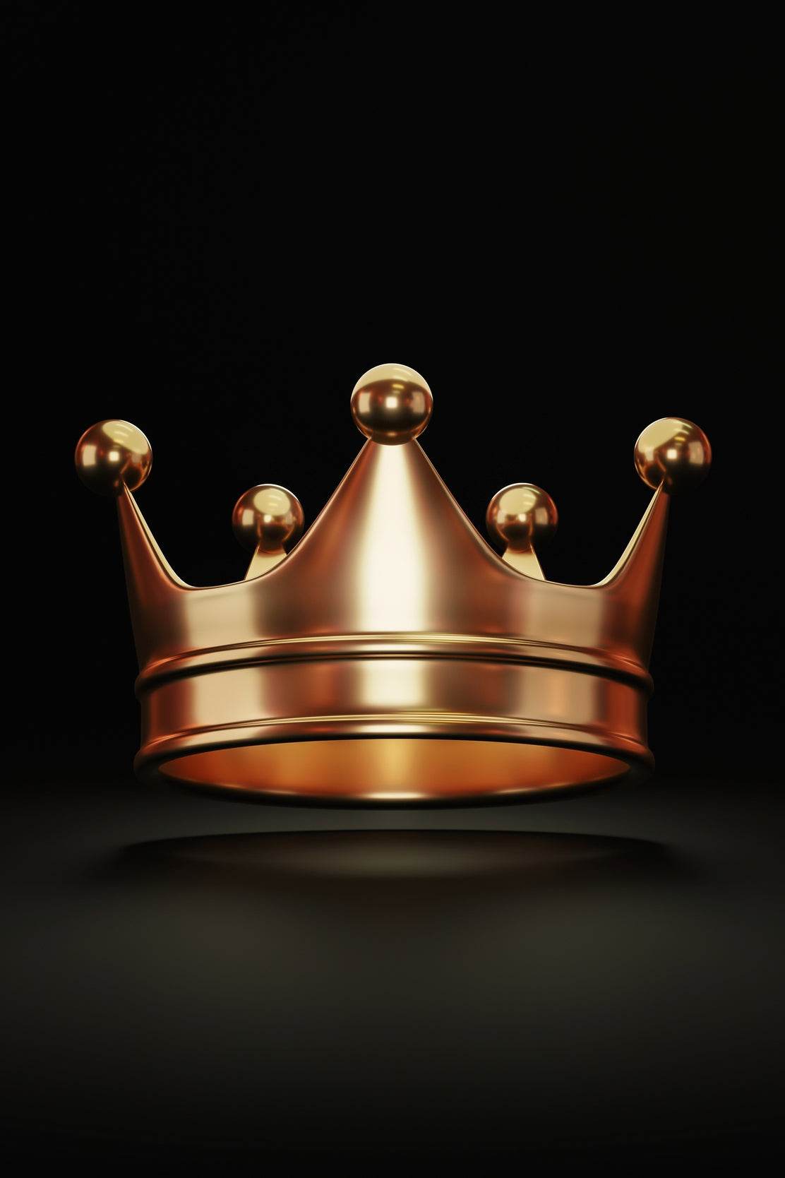 Gold Crown Wall Art - beink online art store