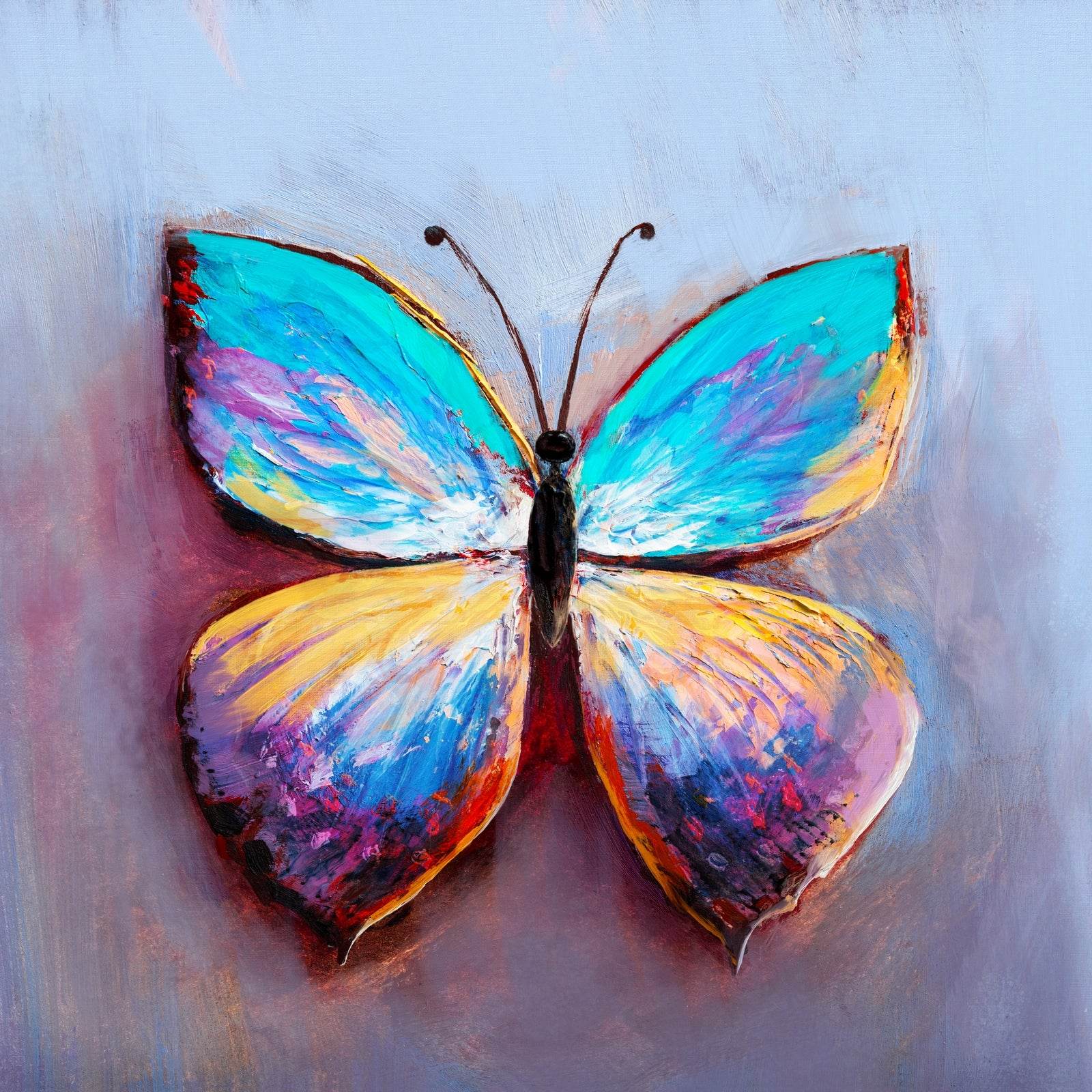 Colorful Butterfly Painting Wall Art - beink online art store