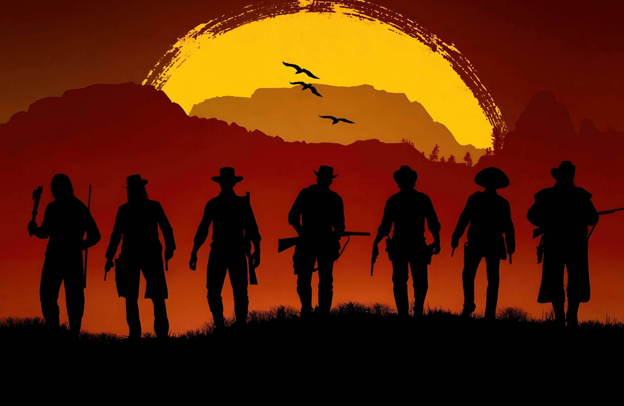 Red Dead Redemption 2 Gaming Wall Art - beink online art store