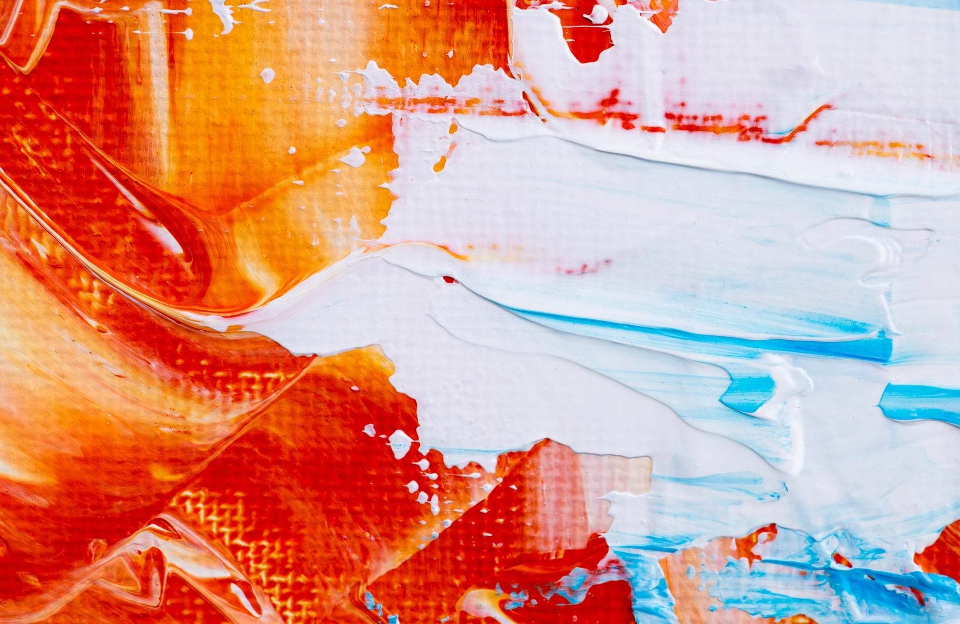 Paint Smudged Textured Abstract Wall Art - beink online art store