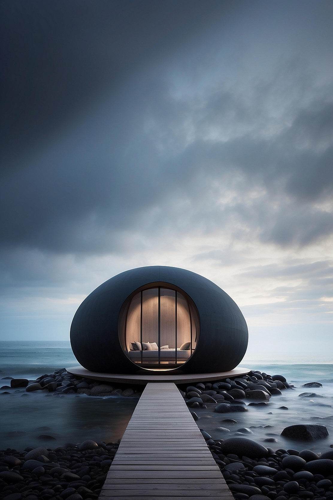 Luxury Beach Cottage Wall Art - beink online art store
