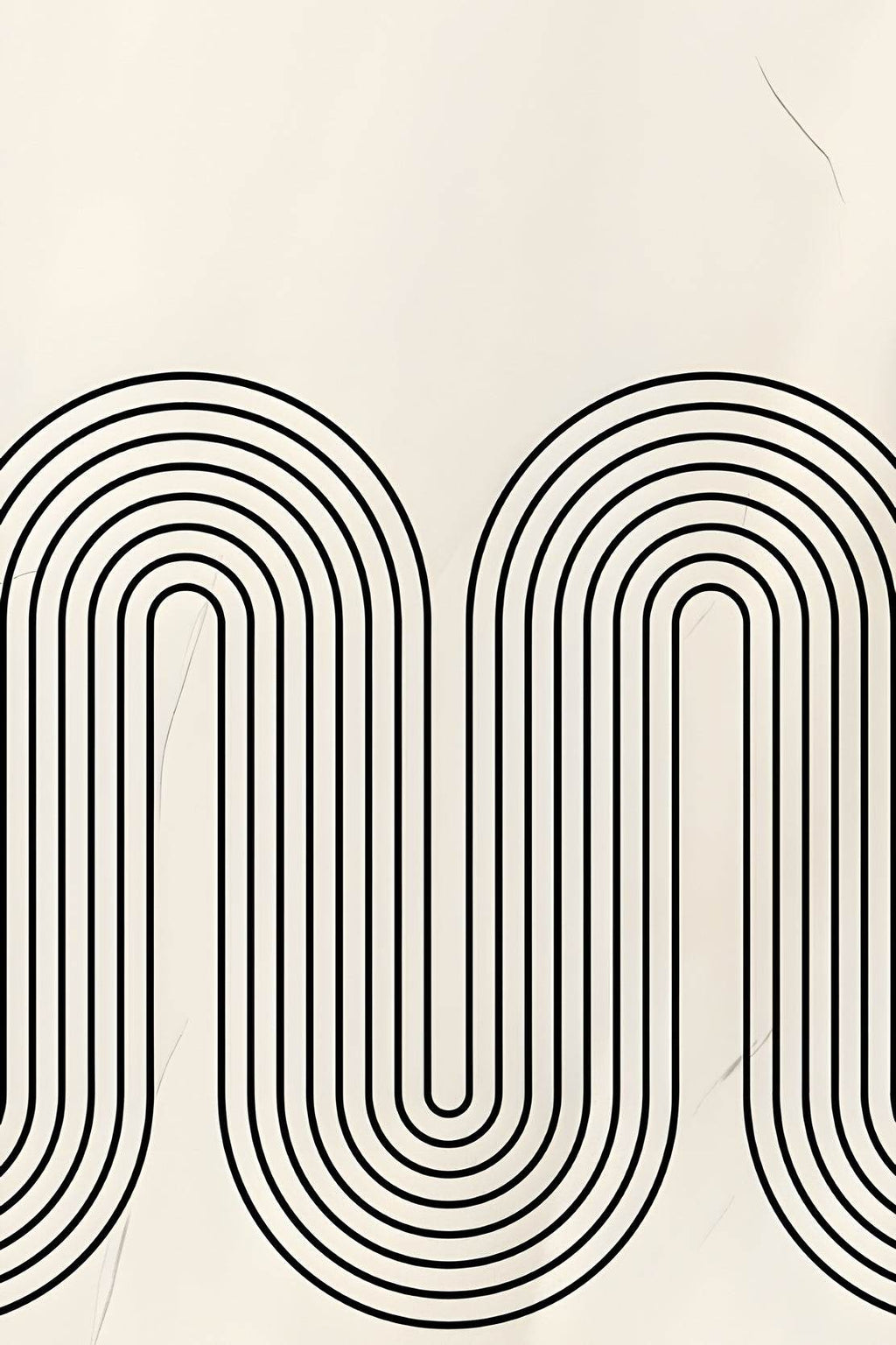 Wavy Path Modern Wall Art - beink online art store