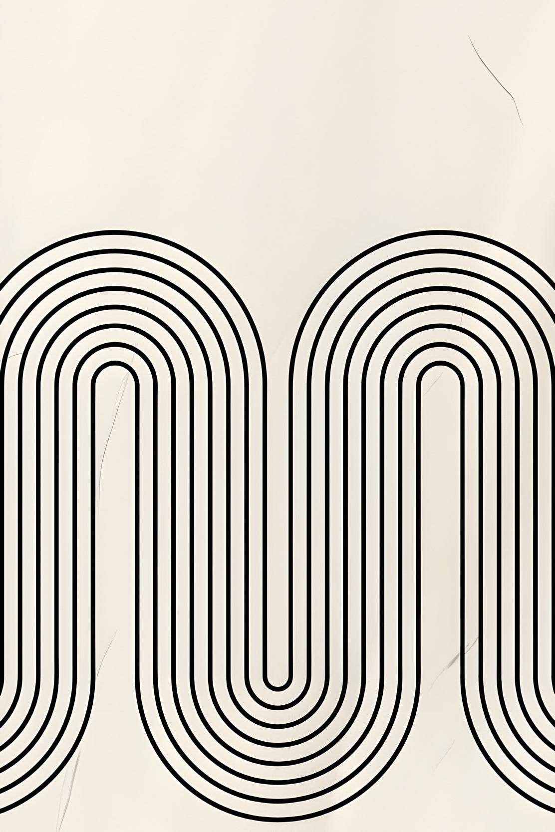 Wavy Path Modern Wall Art - beink online art store