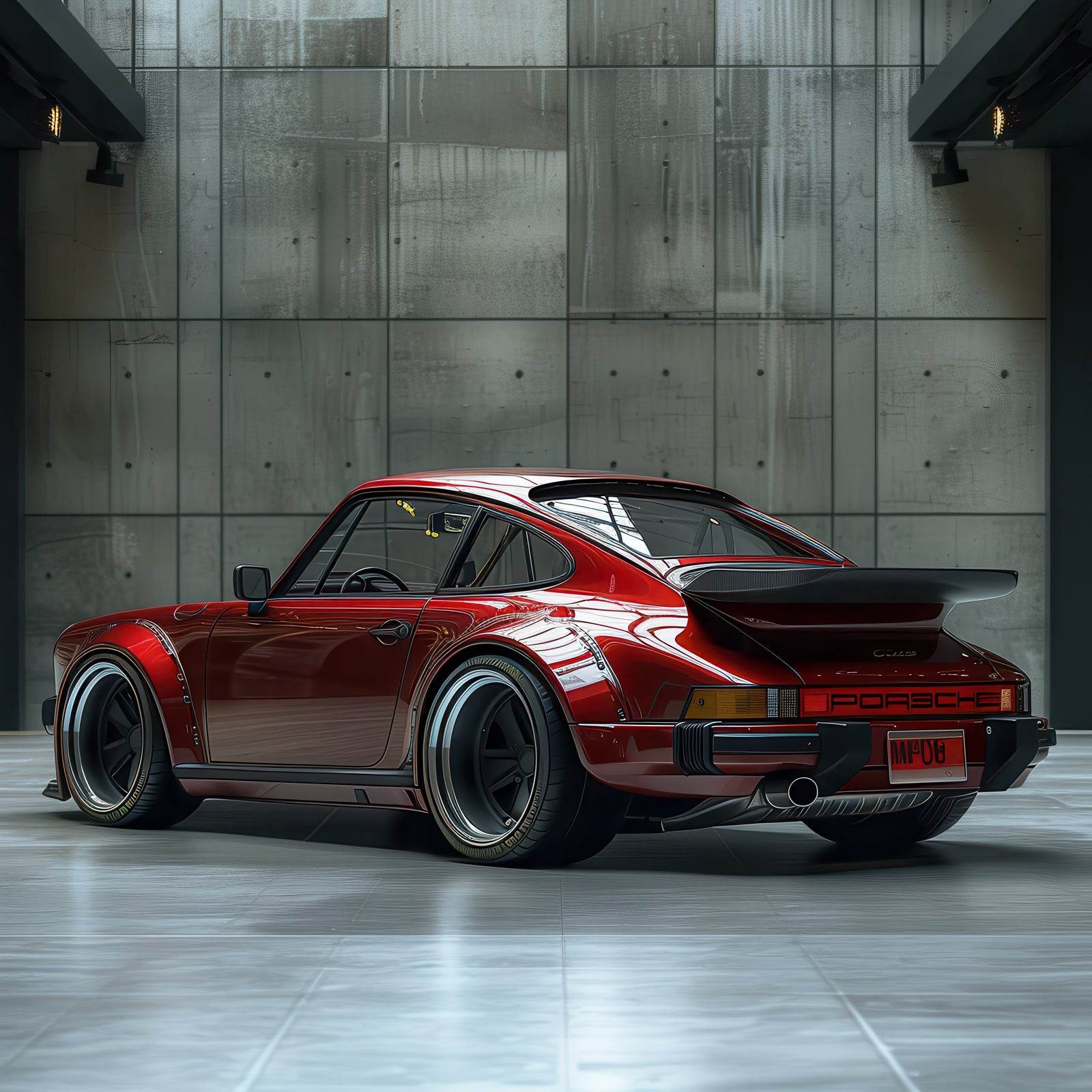 Back Porsche 911 Sport Wall Art - beink online art store