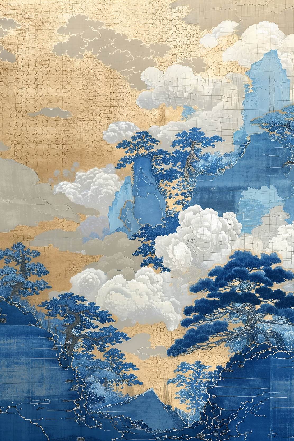 Bonsai Trees Painting Wall Art - beink online art store