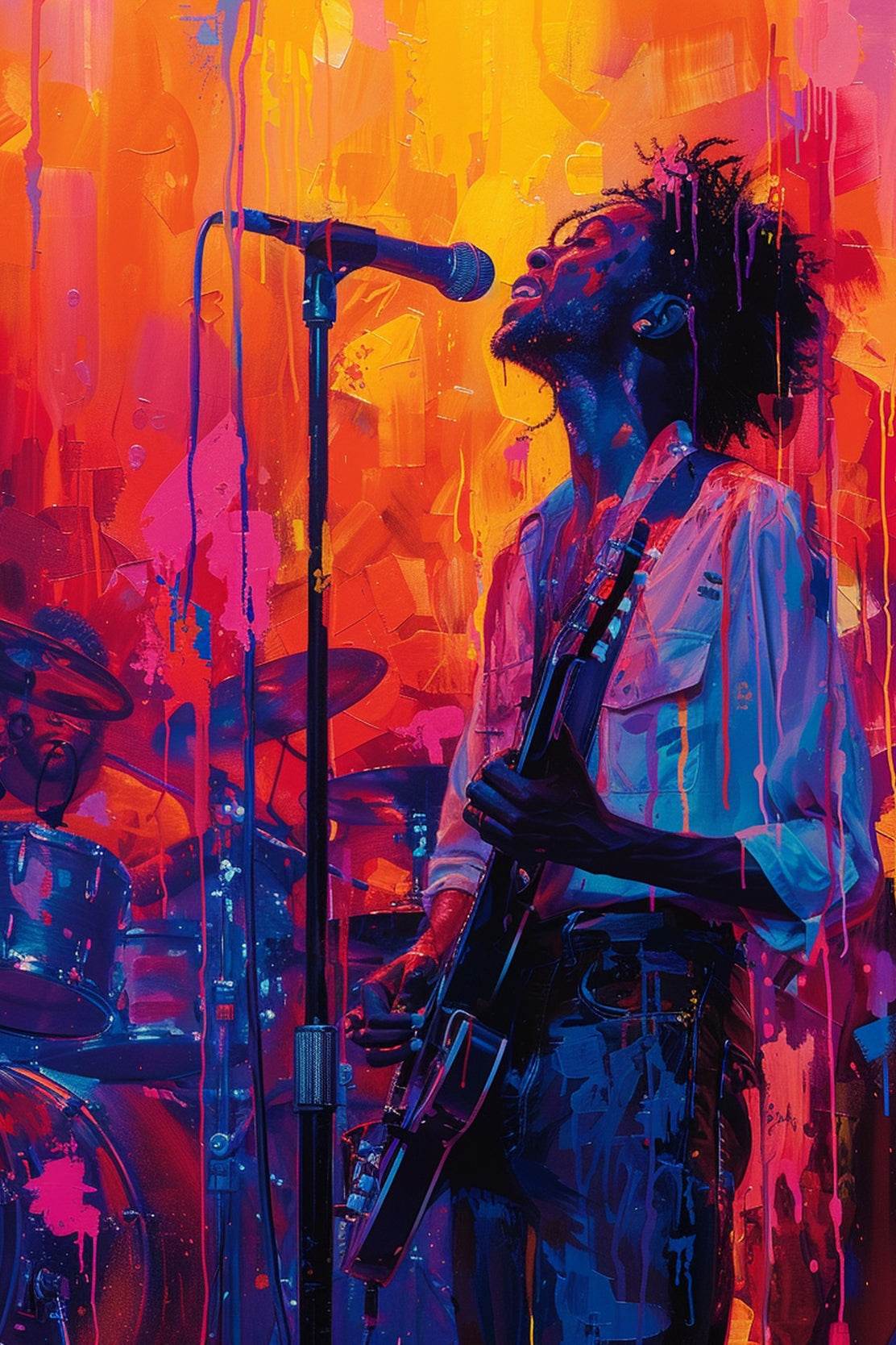 Concert Singer Wall Art - beink online art store