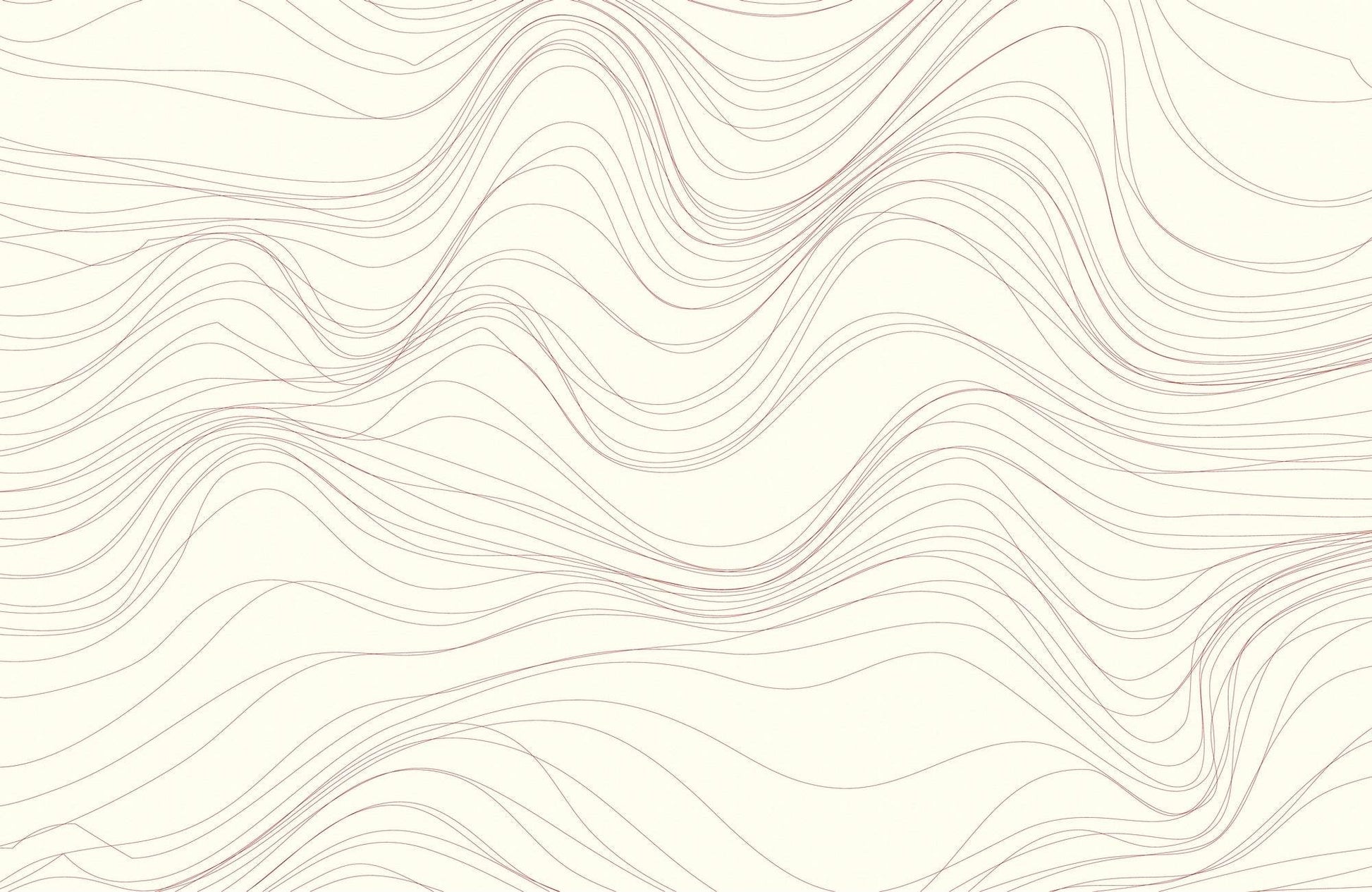 Light Background Wavy Lines Abstract Wall Art - beink online art store