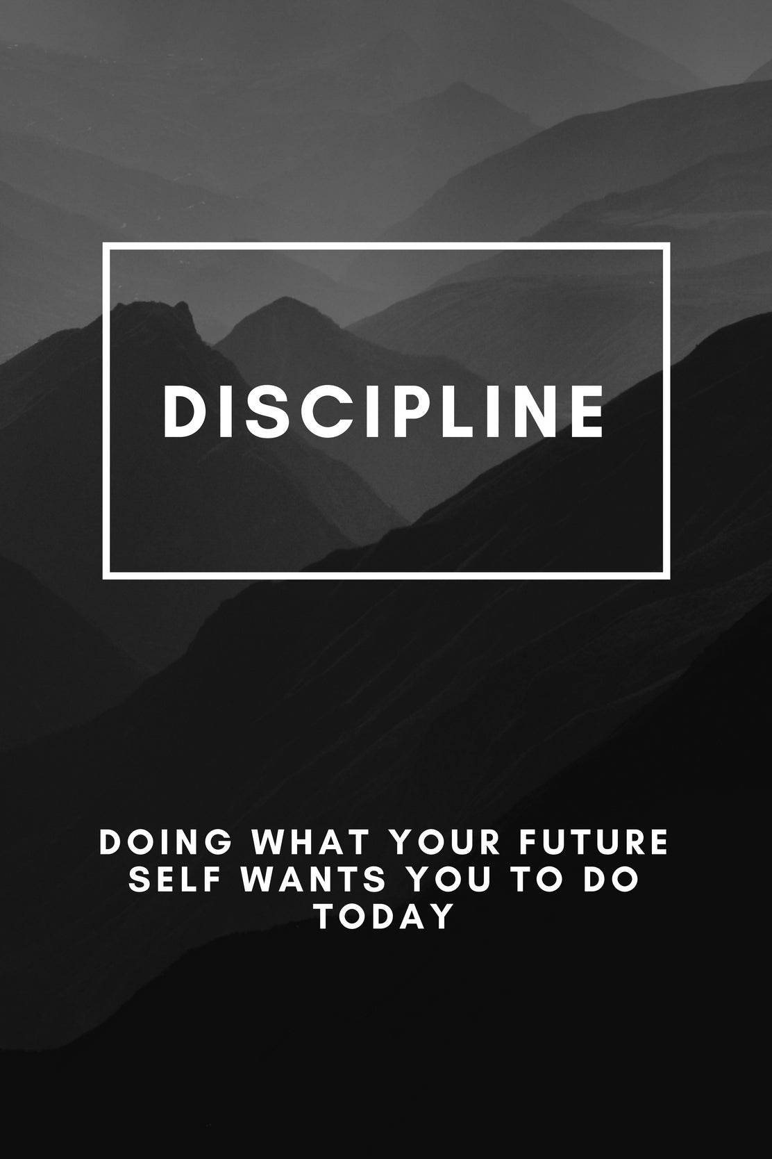 Discipline Definition Motivational Wall Art - beink online art store