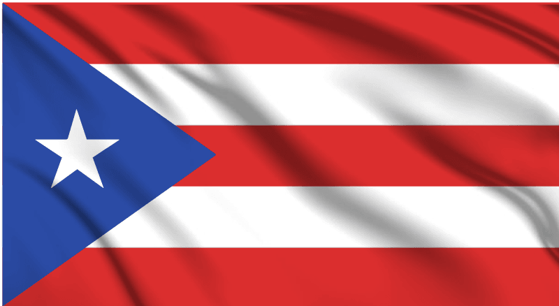 Puerto Rico National Flag Wall Art - beink online art store