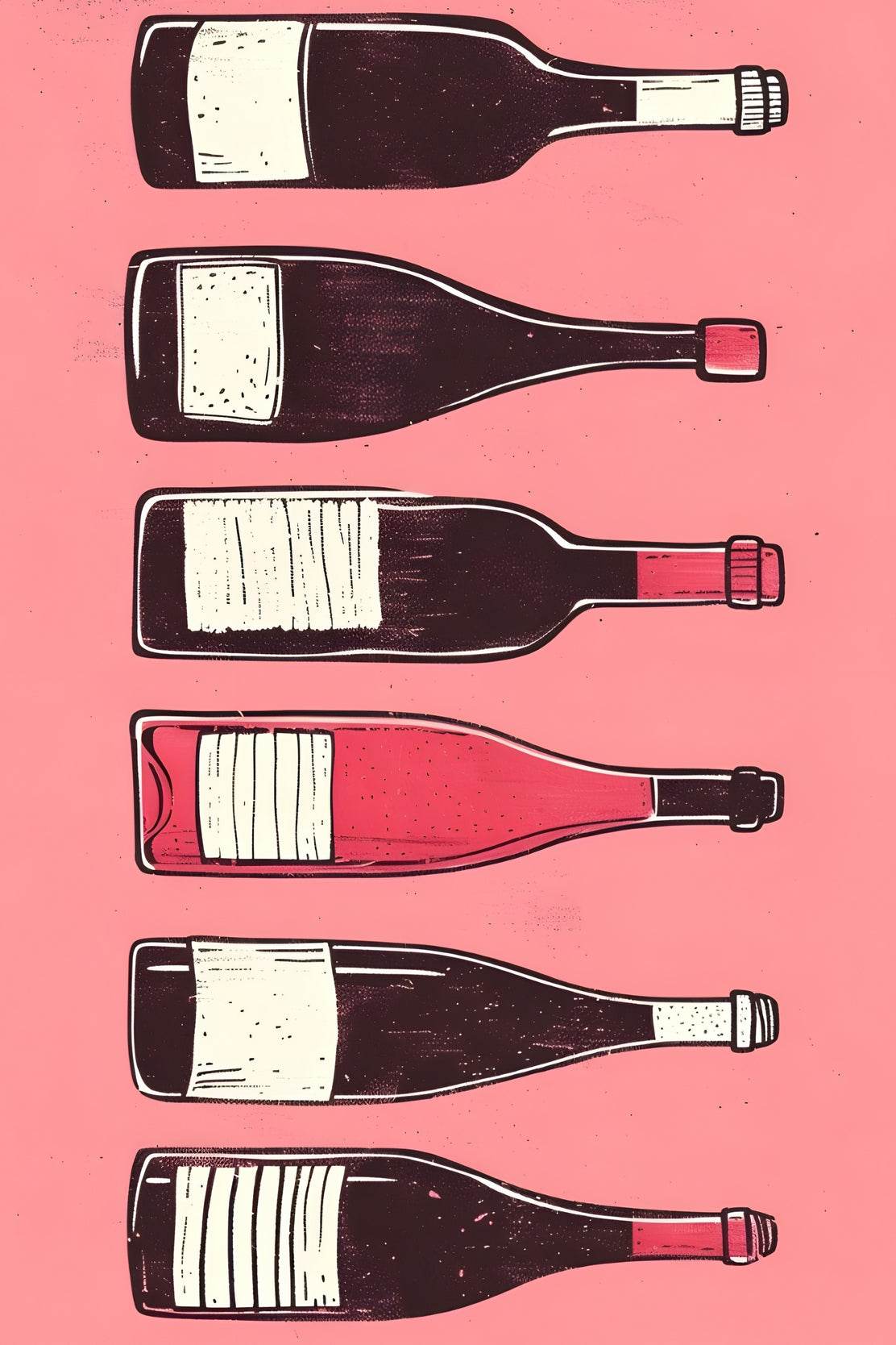Wine & Cocktail Bottles Wall Art - beink online art store