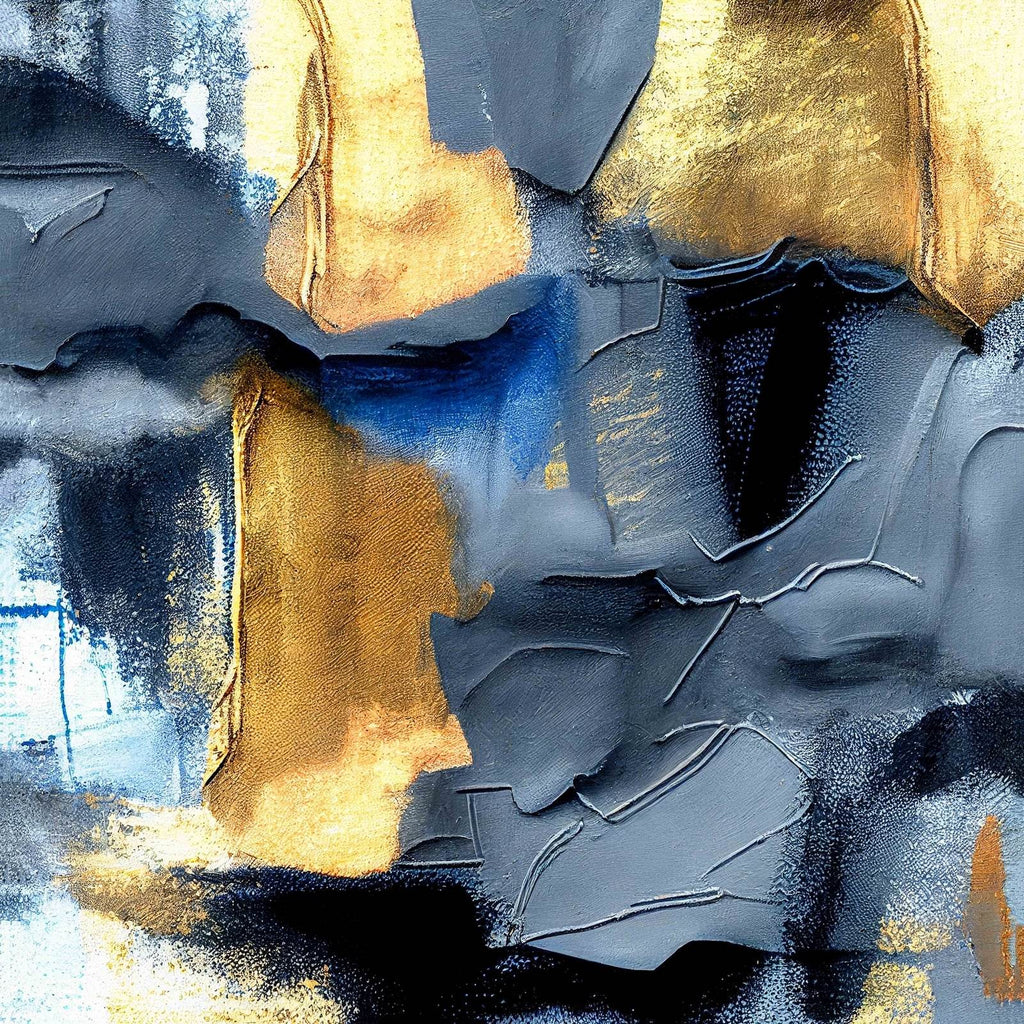 Multi Color Cloth Textured Abstract Wall Art - beink online art store