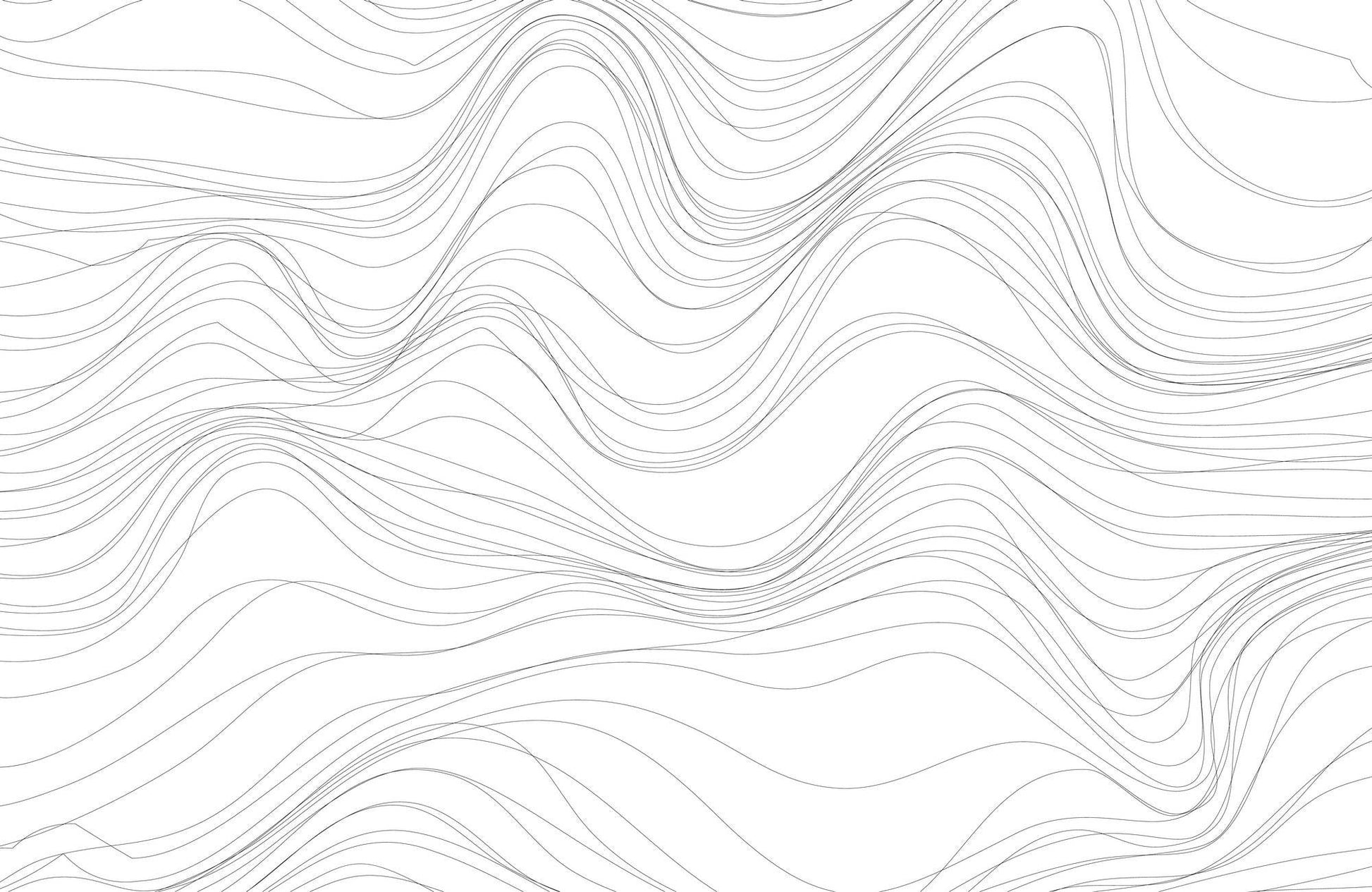 3D Black Lines Wall Art - beink online art store