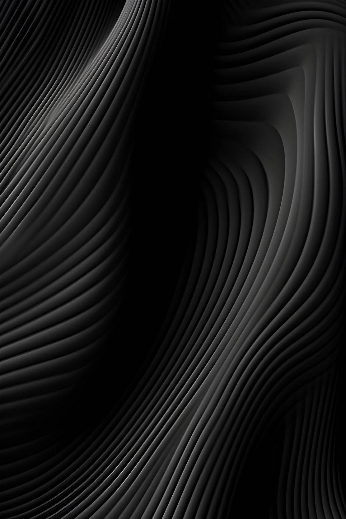 Wavy Background Black & White Wall Art - beink online art store