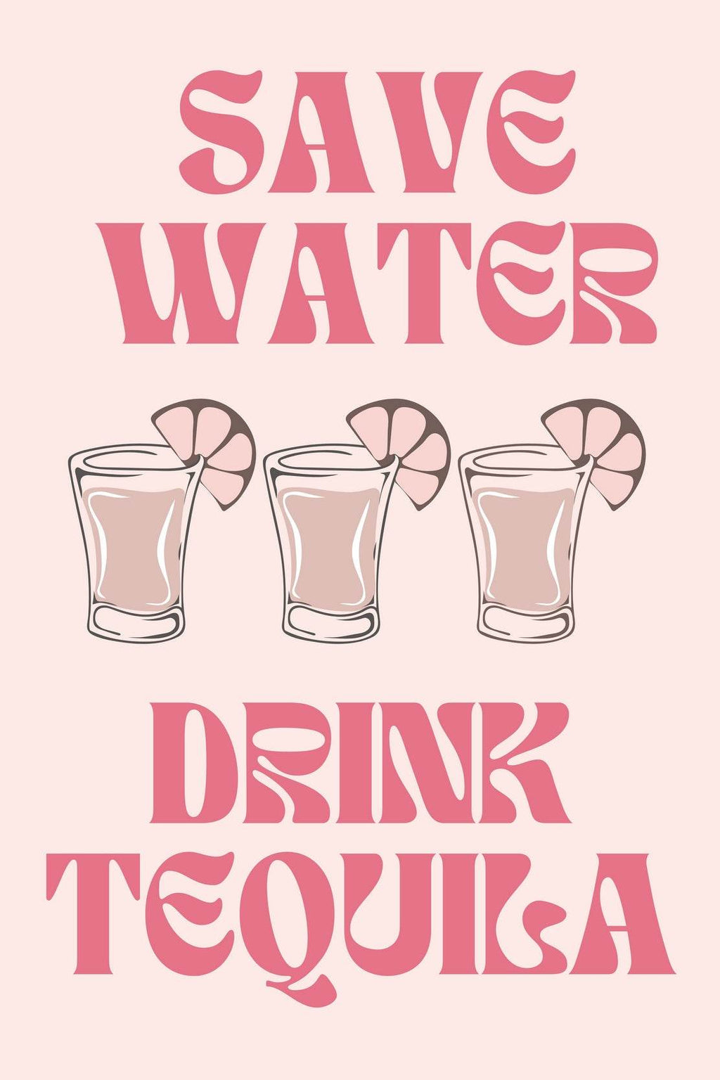 Save Water Drink Wall Art - beink online art store