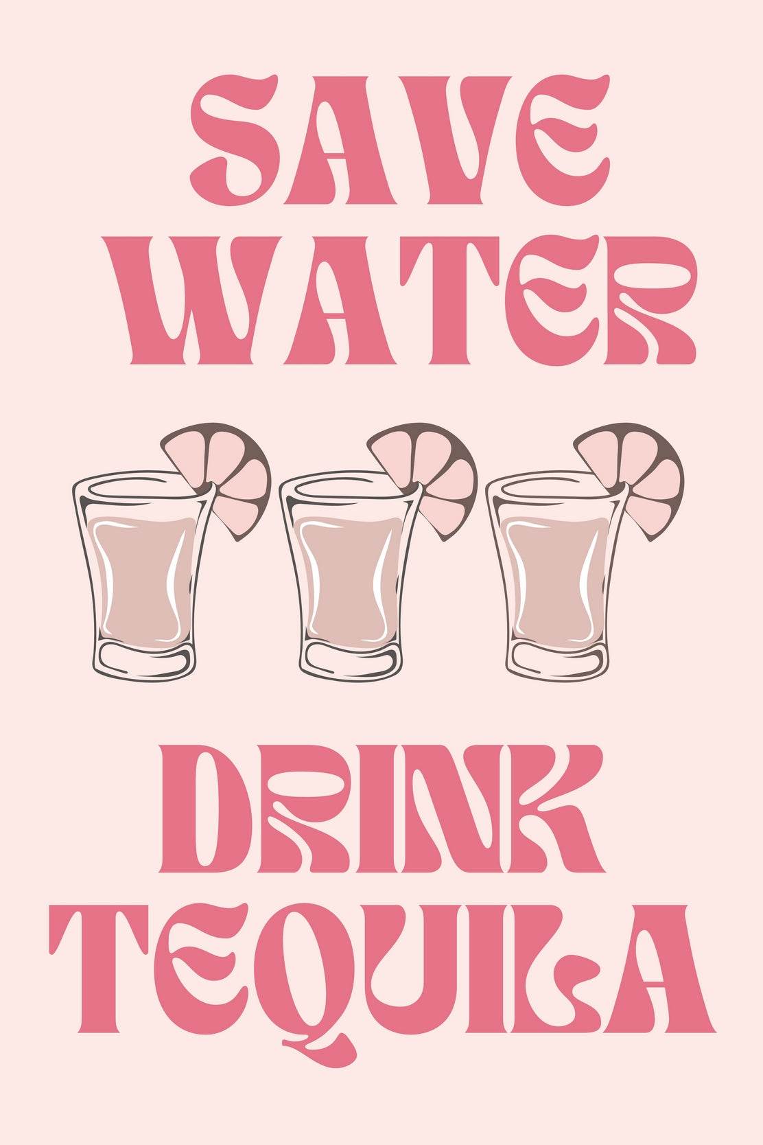 Save Water Drink Wall Art - beink online art store