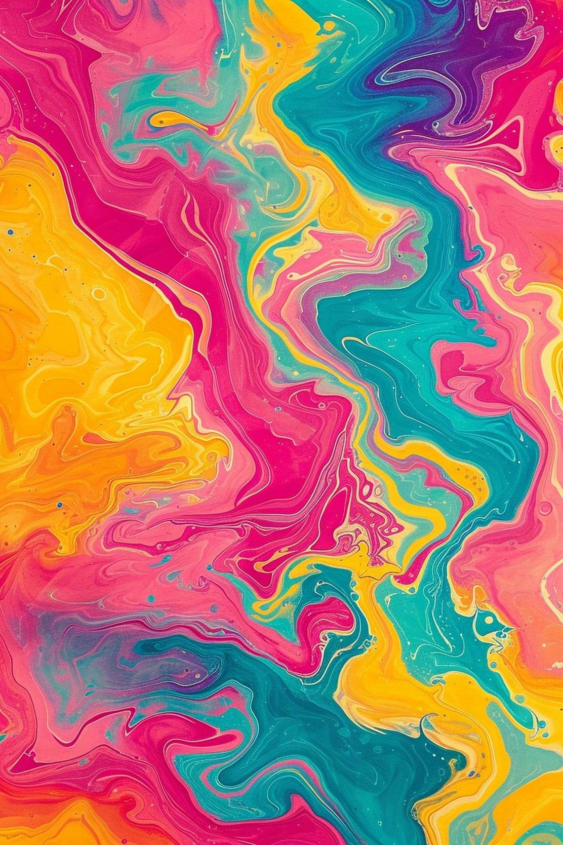 Vibrant Colorful Gradient Design Digital Art - beink online art store