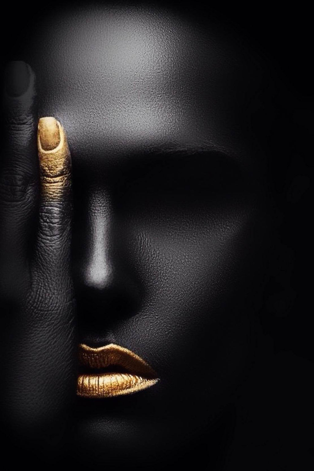 African Woman With one Open Eye Wall Art - beink online art store
