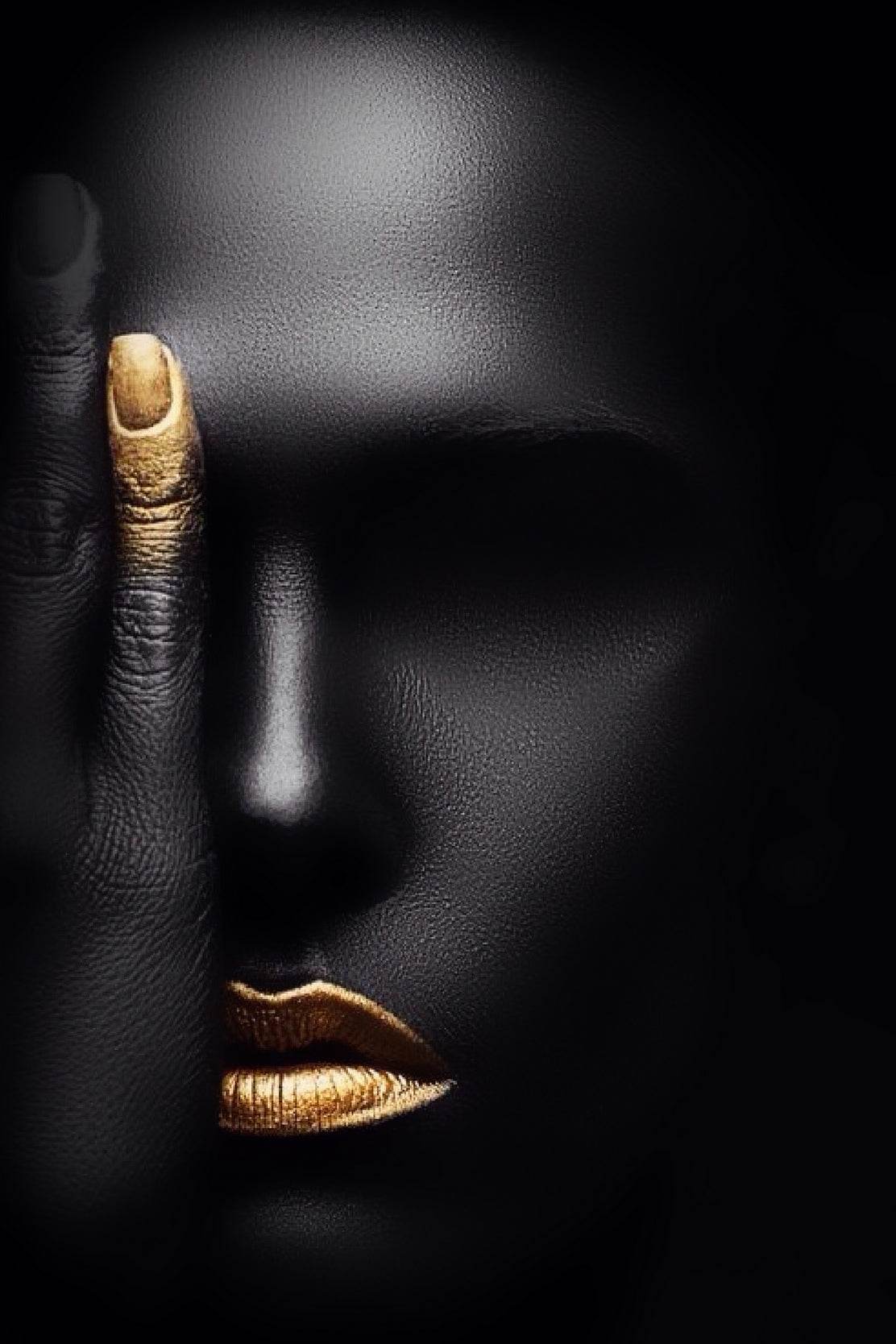 African Woman With one Open Eye Wall Art - beink online art store